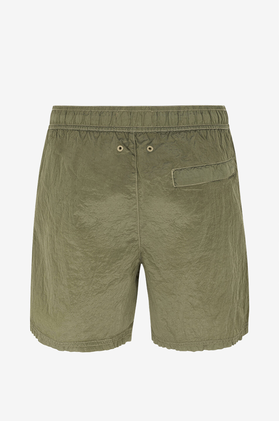 STONE ISLAND Short de bain mi-long B100004 Nylon Metal Econyl Homme KAKI 4