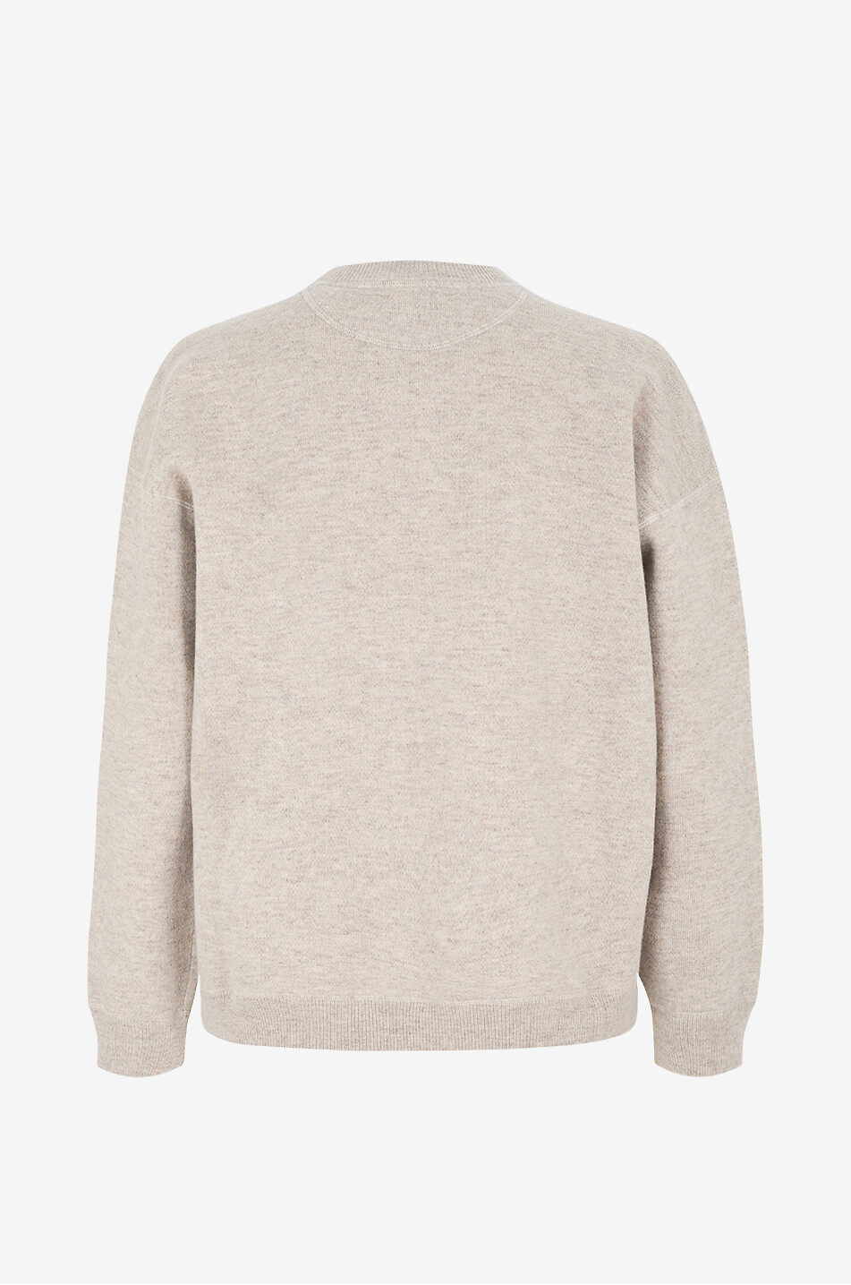 'S MAX MARA Jacquard-Pullover mit Rundhalsausschnitt aus Wolle und Kaschmir Flipper Damen BEIGE 2