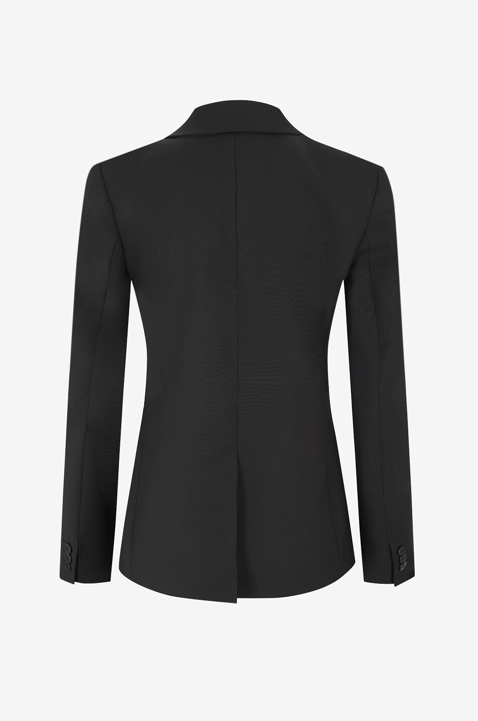 WEEKEND MAX MARA Lamine single-breasted virgin wool fitted blazer Women BLACK 2