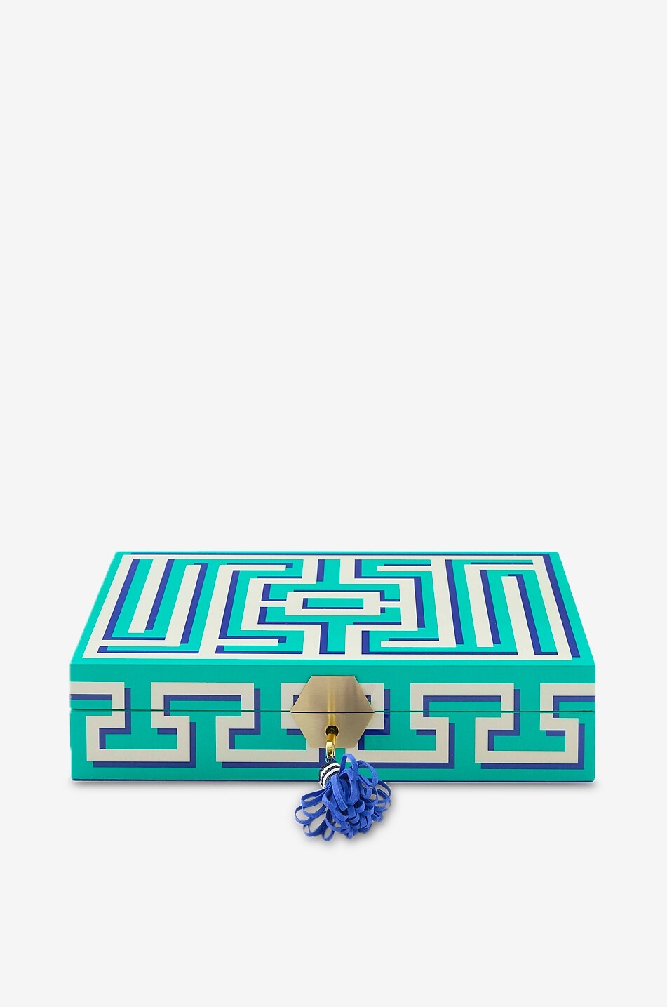 JONATHAN ADLER Labyrinth lacquered jewellery box Home GREEN 1