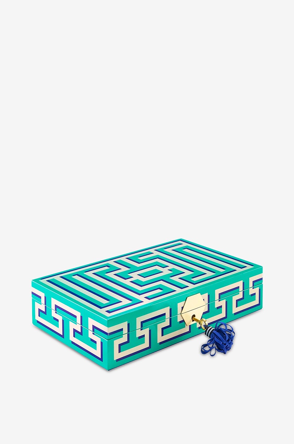 JONATHAN ADLER Labyrinth lacquered jewellery box Home GREEN 4