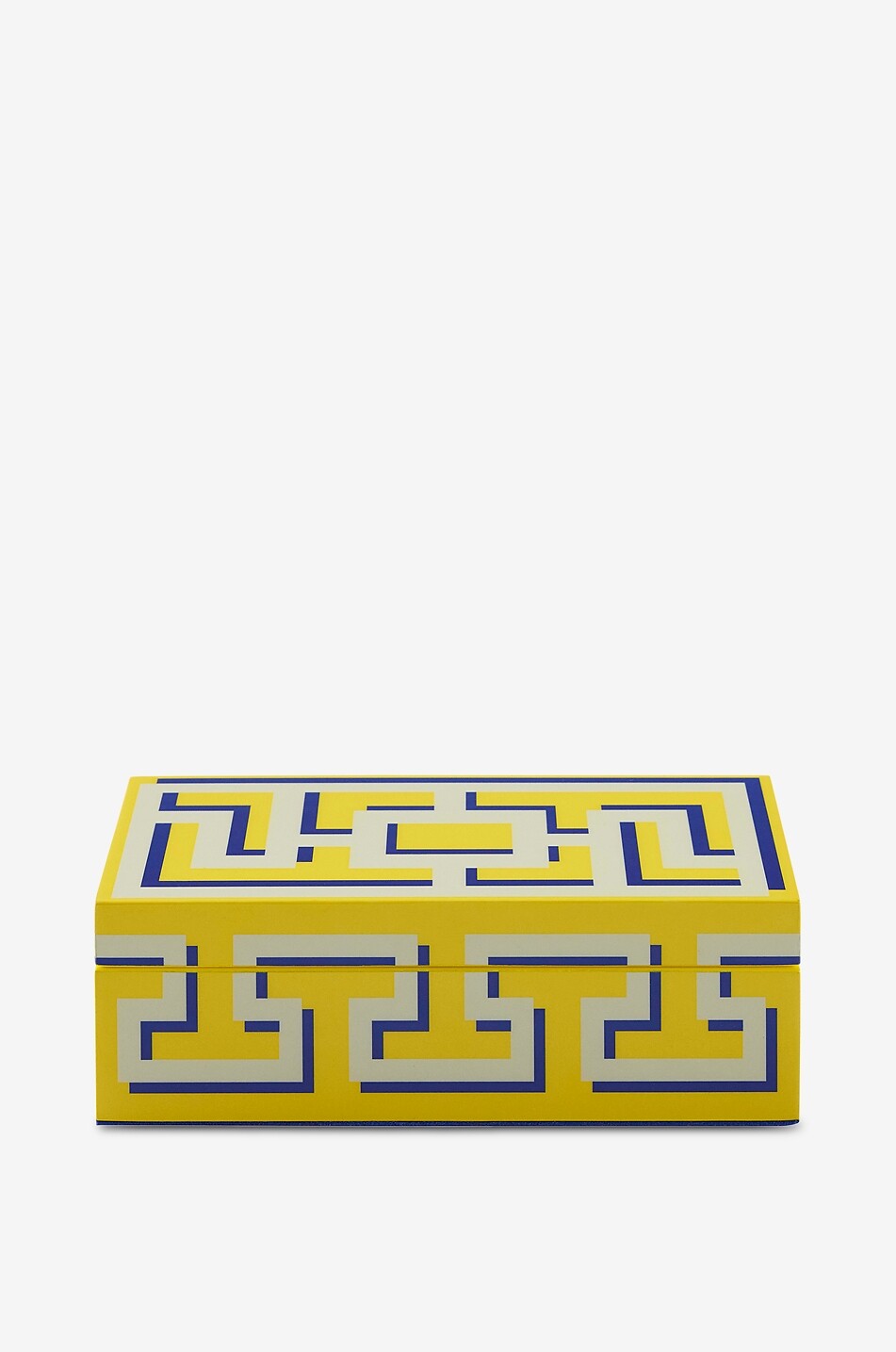 JONATHAN ADLER Labyrinth Small rectangular lacquered box Home YELLOW 1
