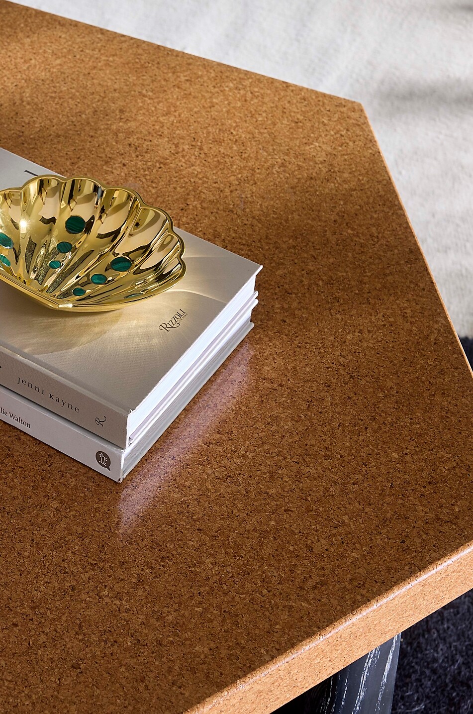 JONATHAN ADLER Fish brass and lapis-lazuli tray Home GOLDEN 3