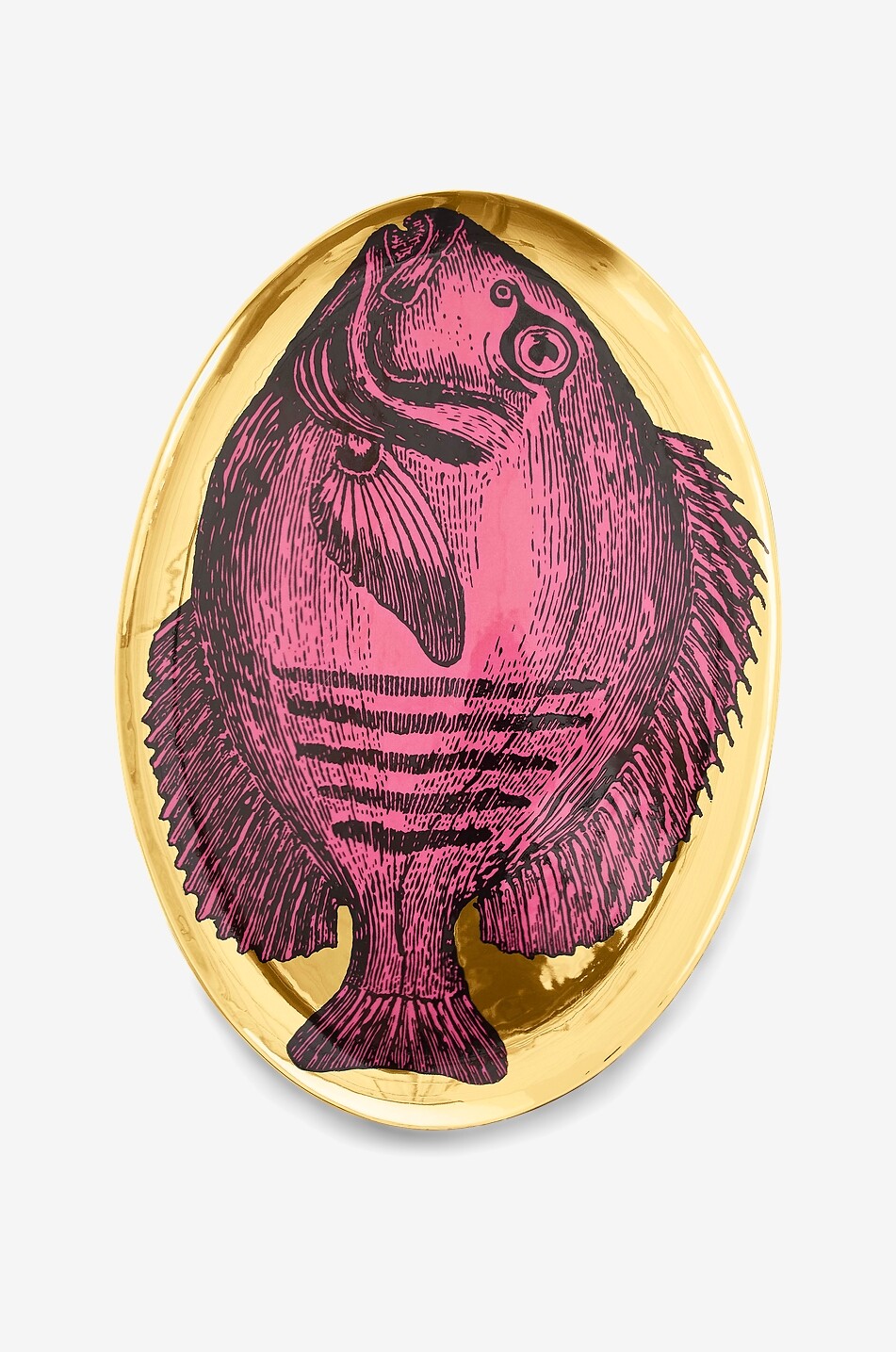 JONATHAN ADLER Plat de service ovale en céramique Sirena Maison ROSE 1