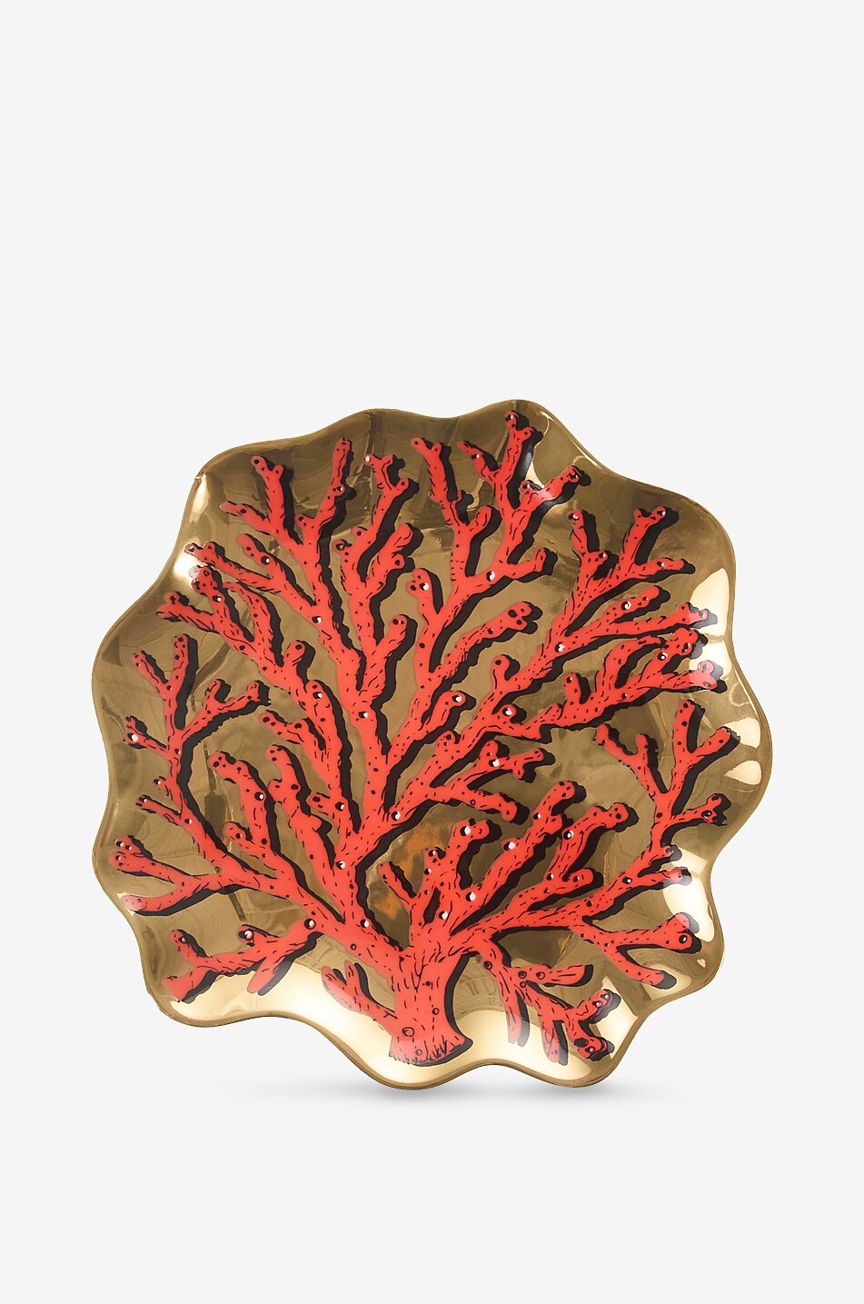 JONATHAN ADLER Vide-poche en céramique Sirena Coral Maison ROUGE 1