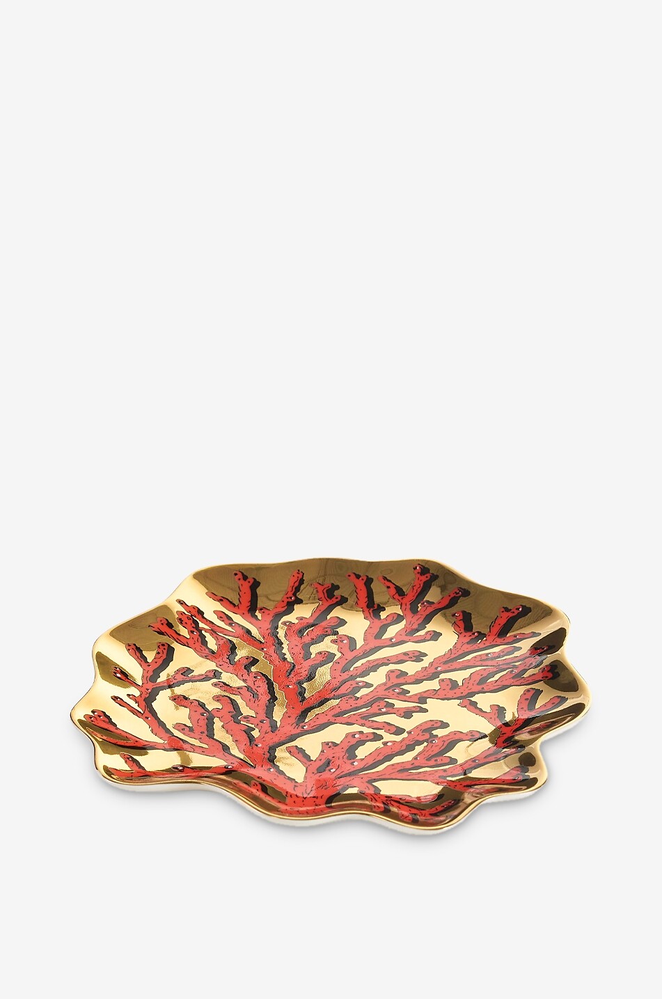 JONATHAN ADLER Vide-poche en céramique Sirena Coral Maison ROUGE 2
