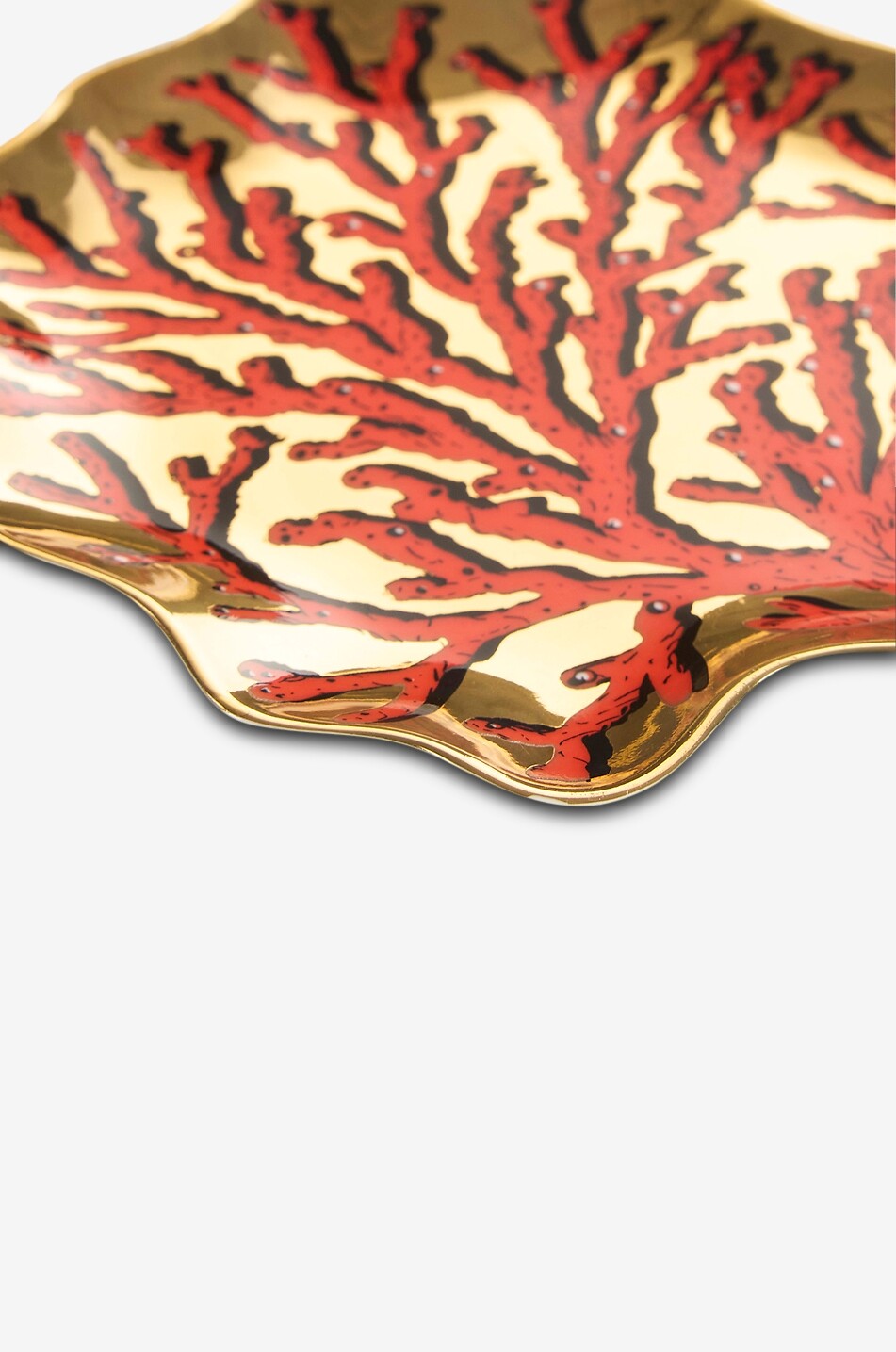 JONATHAN ADLER Vide-poche en céramique Sirena Coral Maison ROUGE 3
