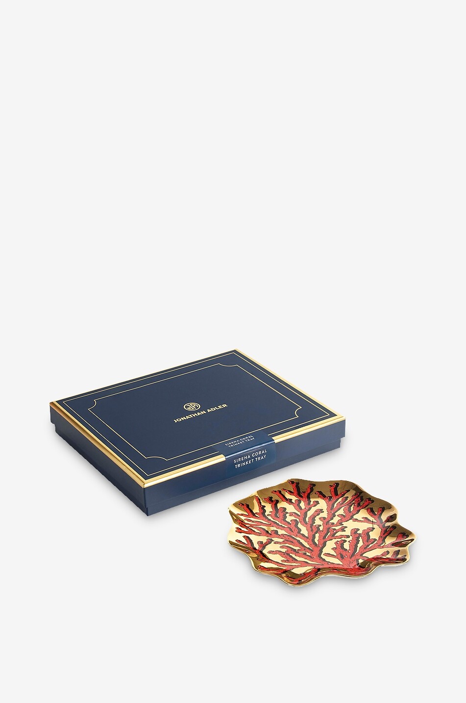 JONATHAN ADLER Vide-poche en céramique Sirena Coral Maison ROUGE 4