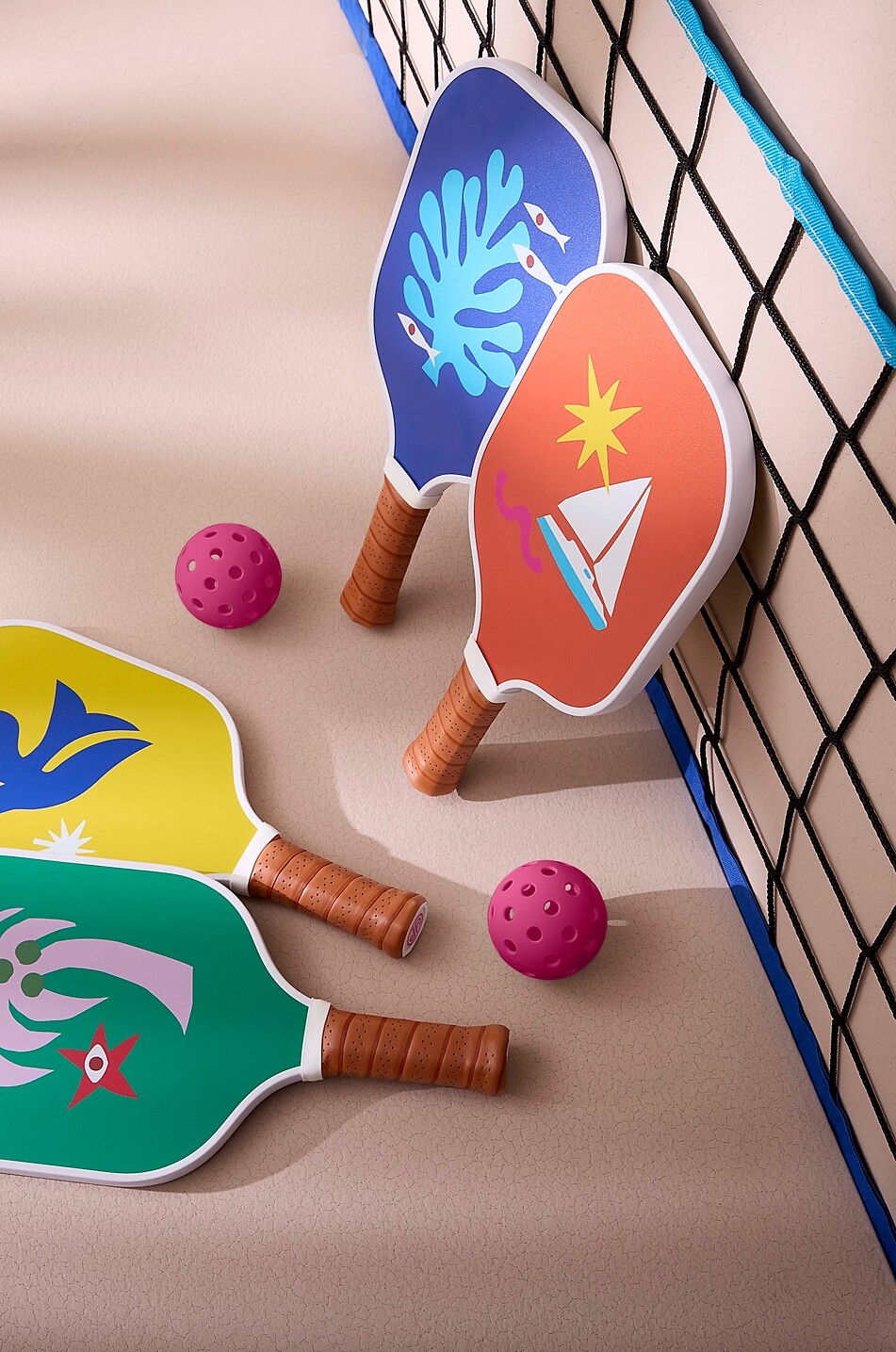 JONATHAN ADLER Playa pickleball set Home MULTI COLOURED 3