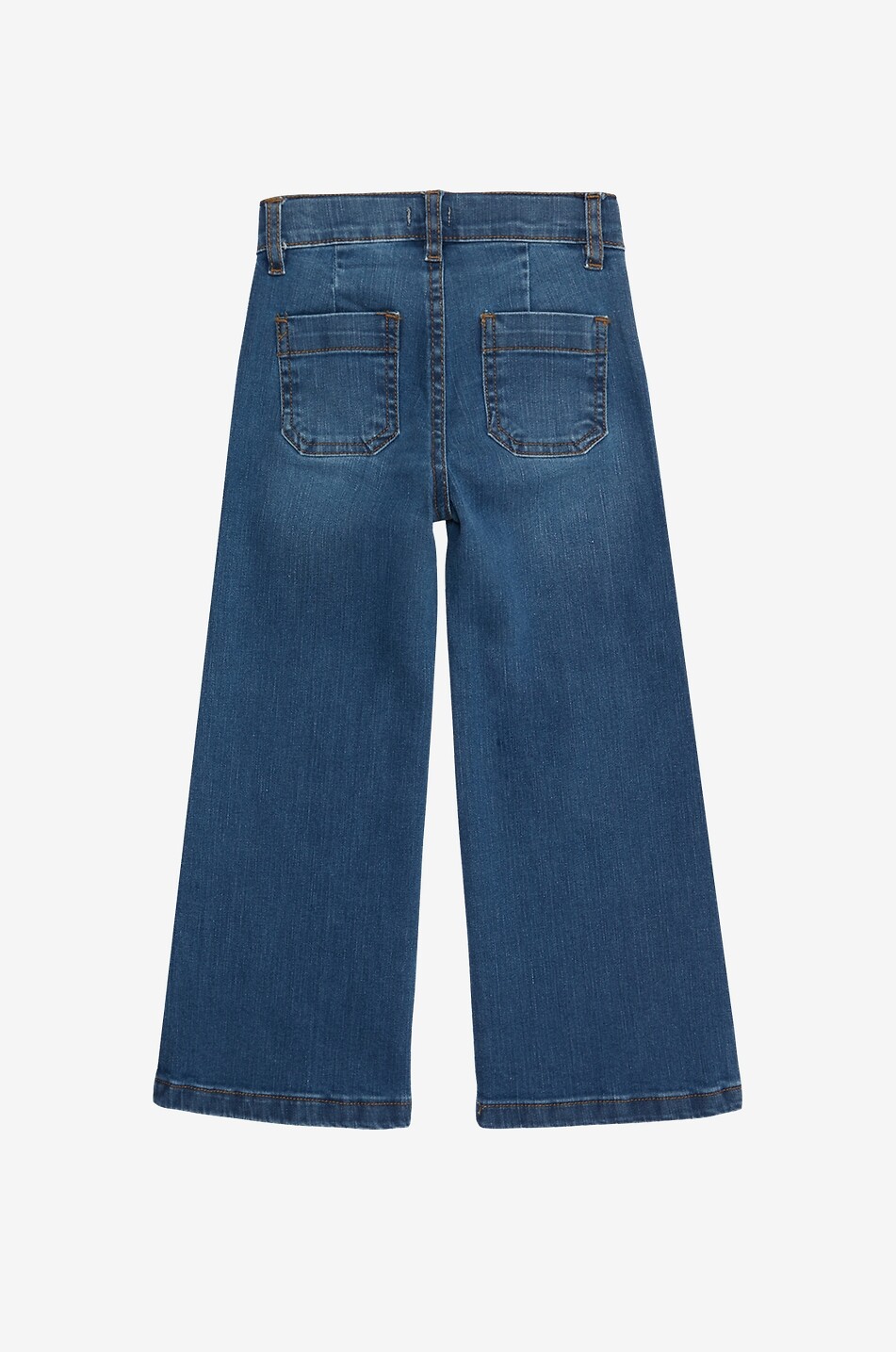 LA COQUETA Enola denim wide-leg jeans for girls Girl BLUE 2
