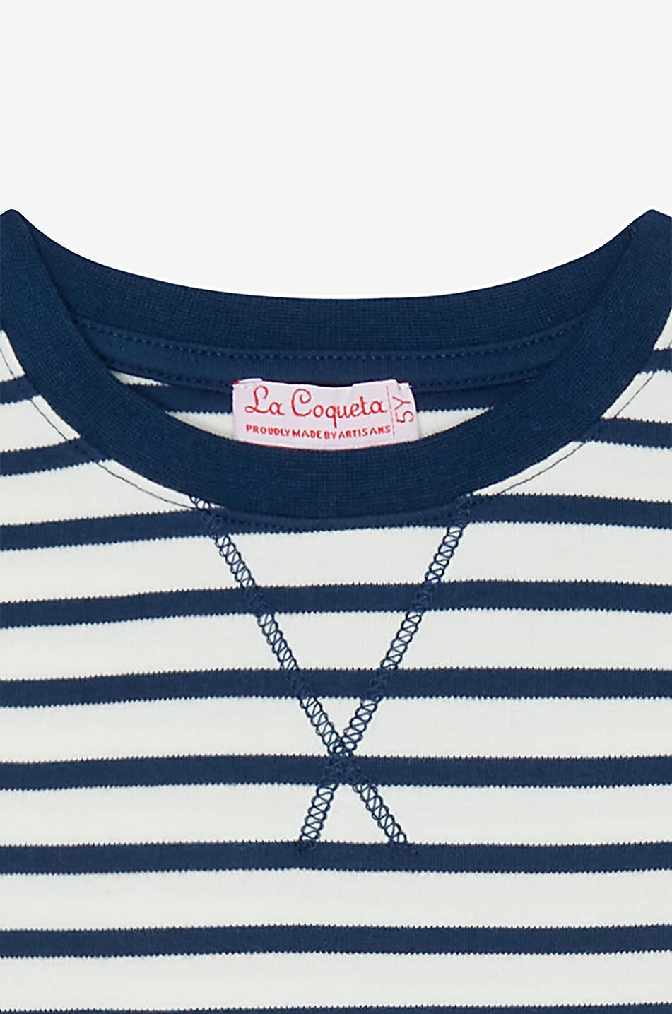 LA COQUETA T-shirt rayé à manches courtes garçon Arturo Garçon BLEU FONCE 6