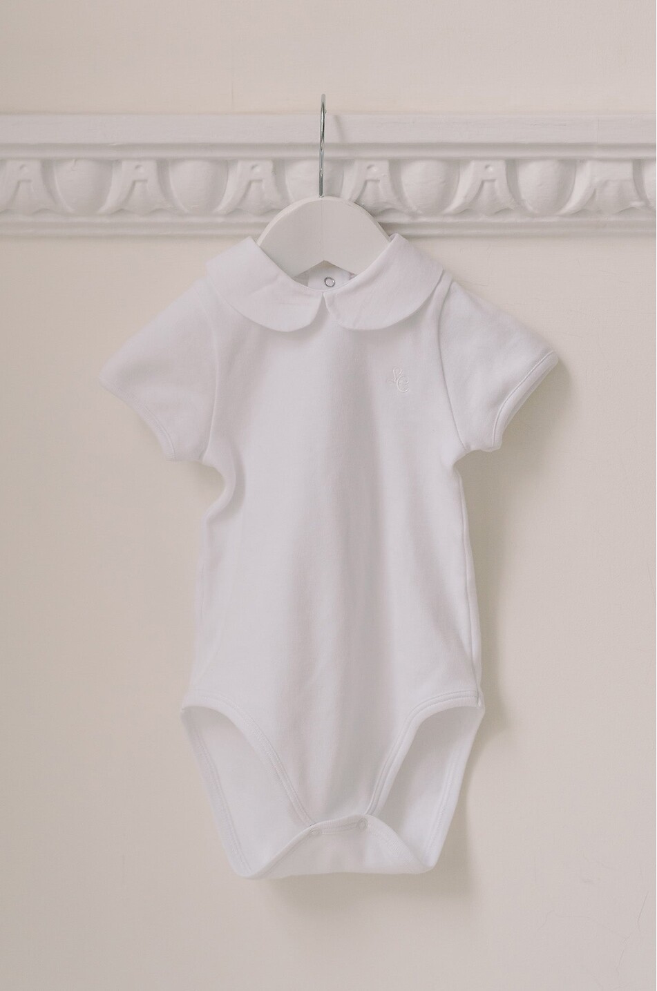 LA COQUETA Baby-Body aus Baumwoll-Jersey Perla Baby WEISS 3