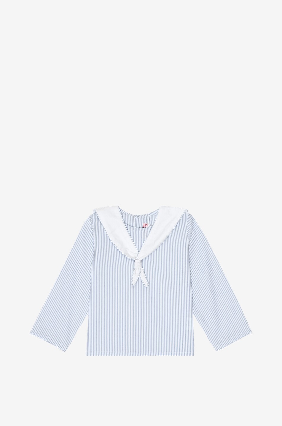 Rio striped cotton poplin baby blouse