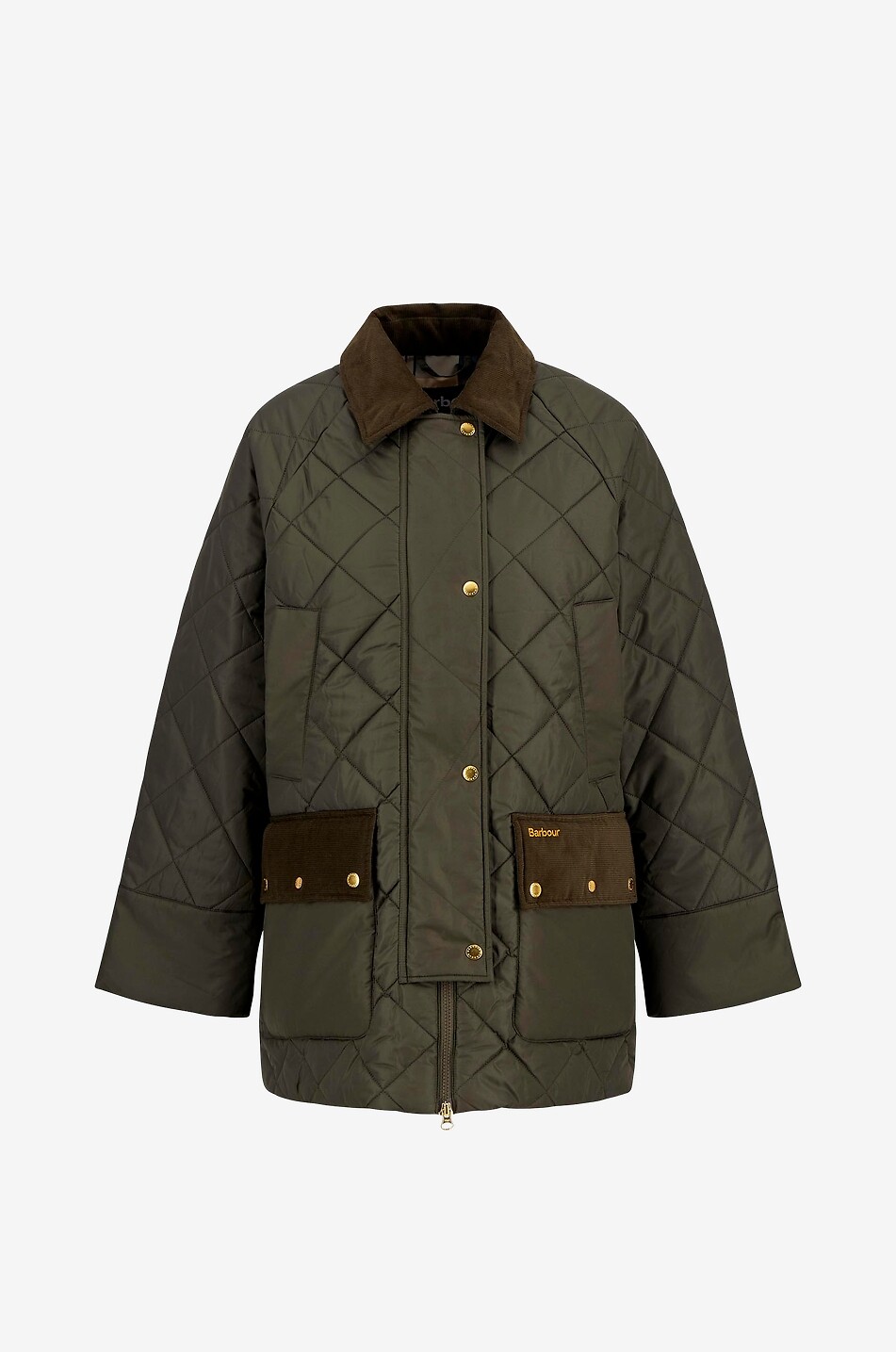 Veste mi-longue matelassée en tissu technique Aldburgh