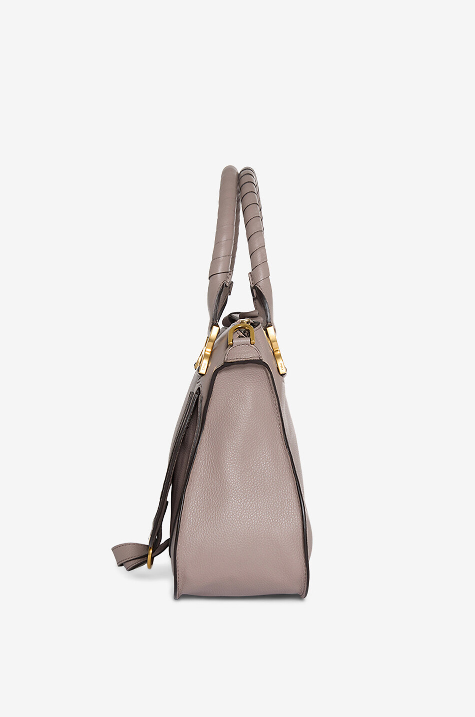 CHLOE Marcie Medium double carry grained leather bag Women LIGHT PURPLE 4
