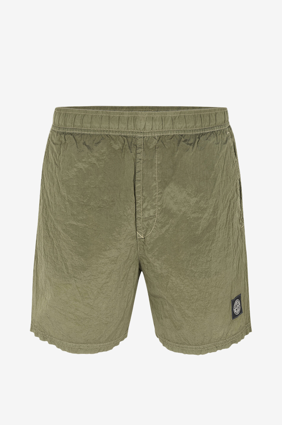 STONE ISLAND Short de bain mi-long B100004 Nylon Metal Econyl Homme KAKI 2