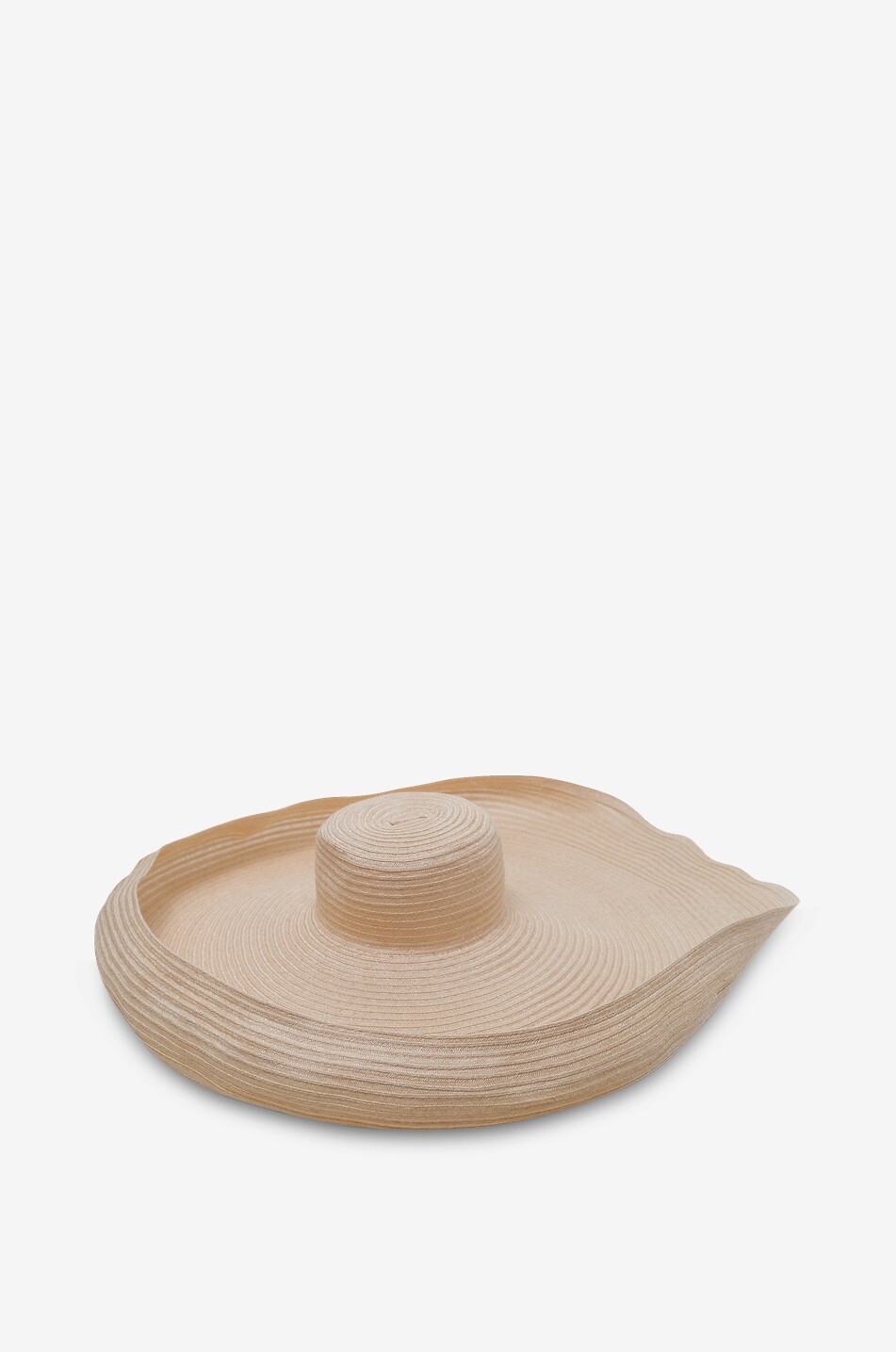 CATARZI 1910 Chapeau à bords relevés en abaca Victoria Femme Beige clair 1