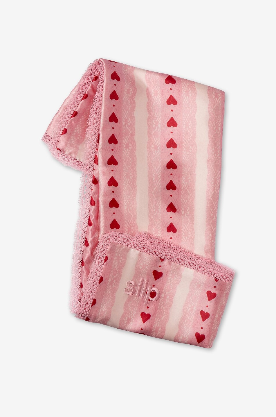 SLIP Queen Sweetie Lace silk and lace rectangular pillow case Home Colourless 7