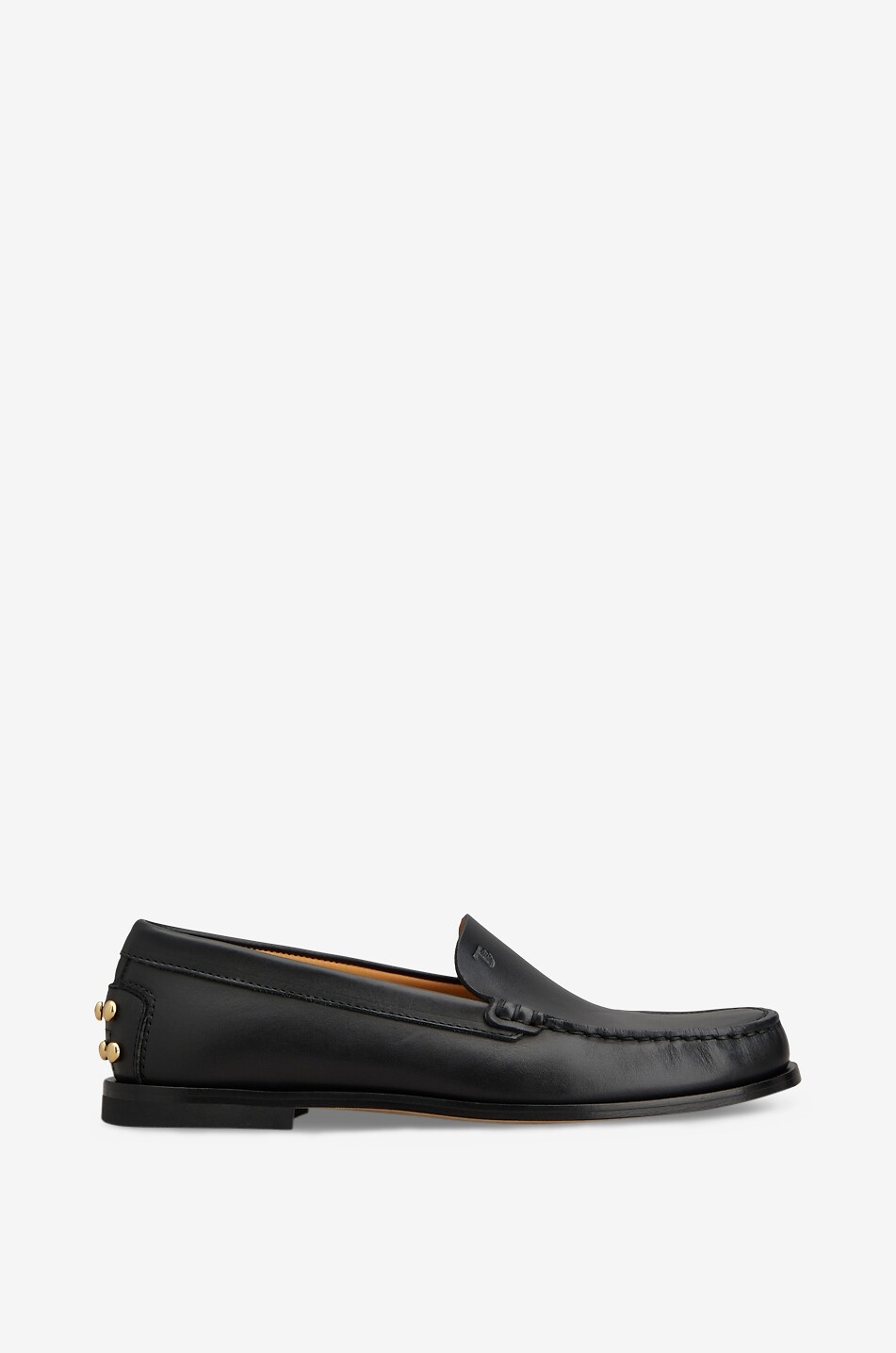 TOD'S Mokassins aus Leder mit Nieten Slipper Damen SCHWARZ 1