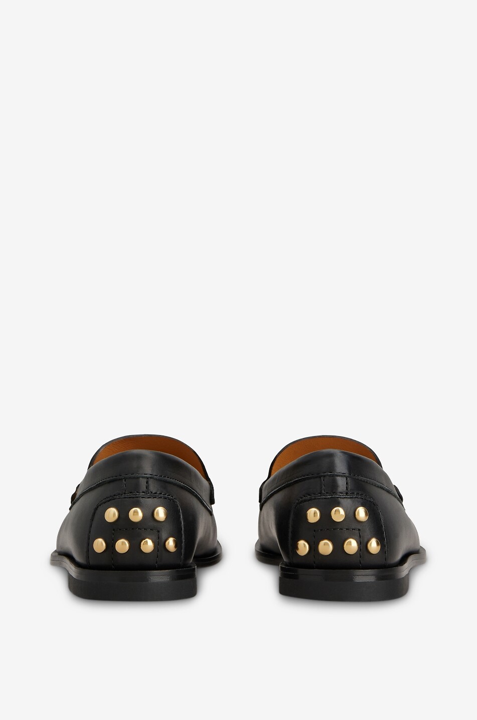 TOD'S Mokassins aus Leder mit Nieten Slipper Damen SCHWARZ 4