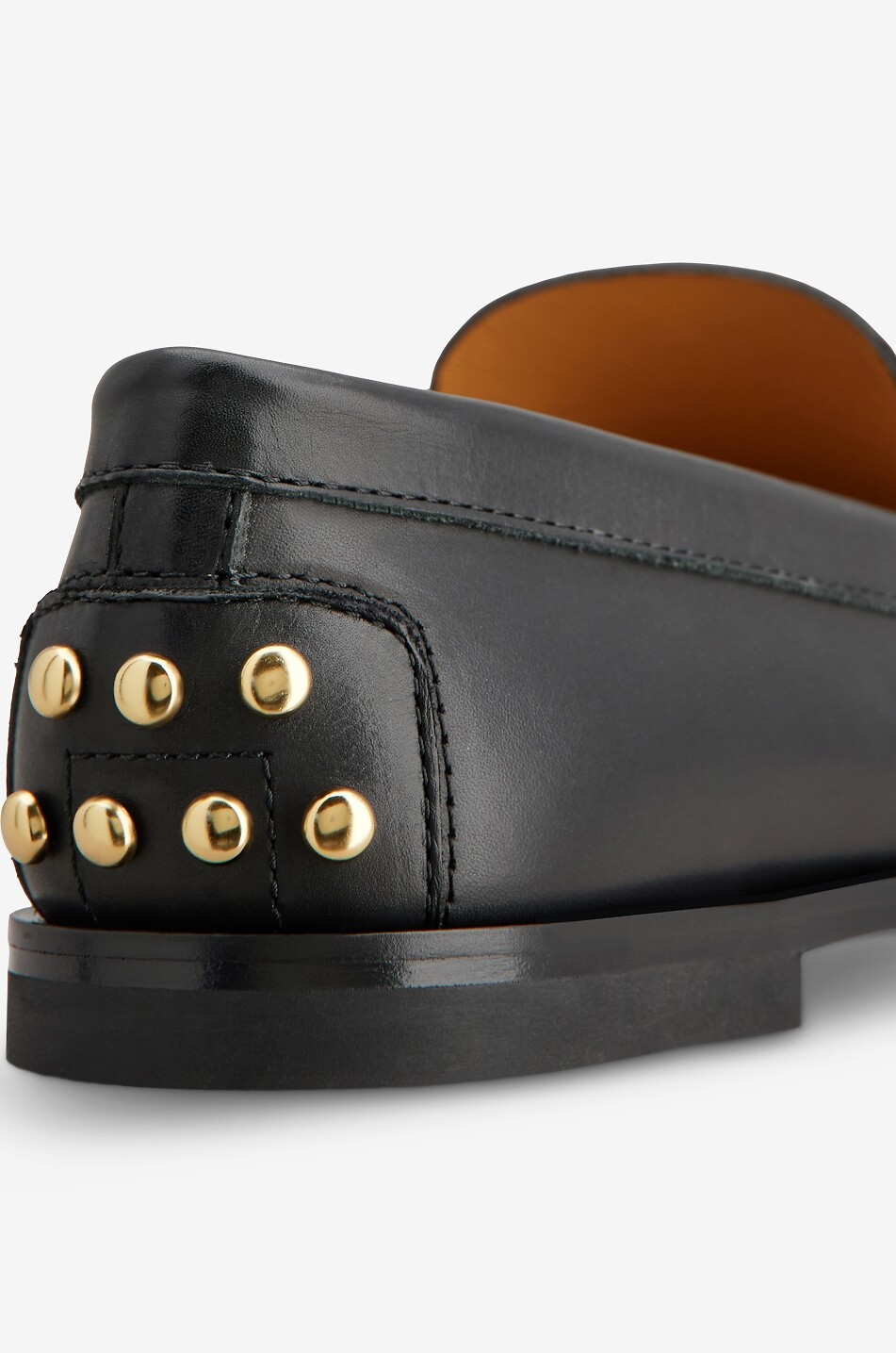 TOD'S Mokassins aus Leder mit Nieten Slipper Damen SCHWARZ 6