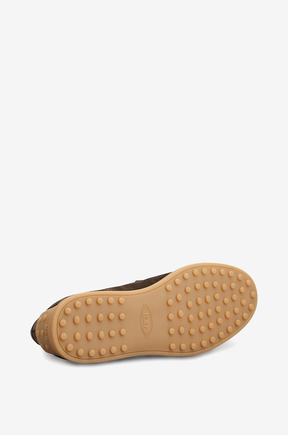 TOD'S Gommino suede loafers Men DARK BROWN 5