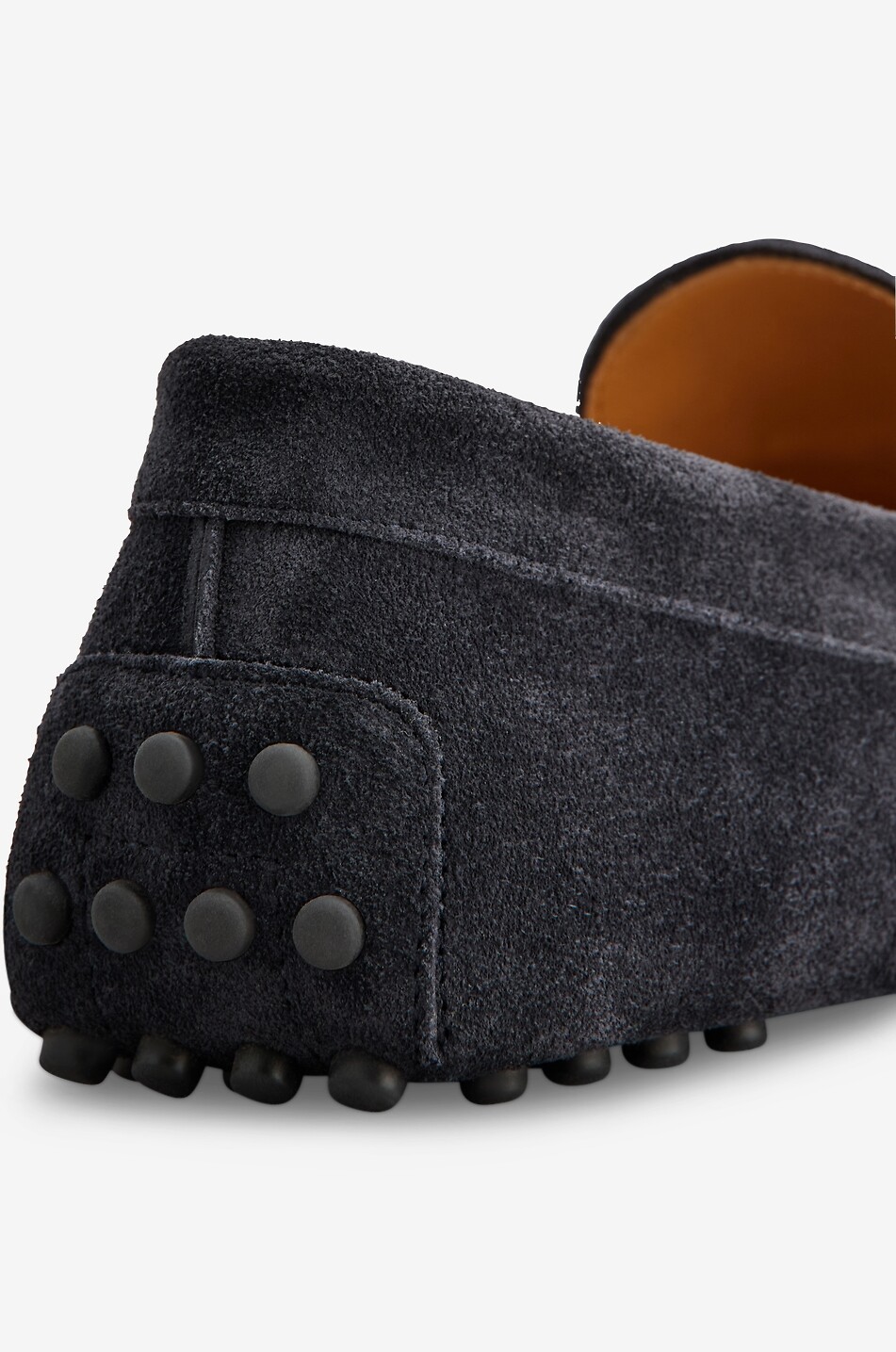 TOD'S Gommino suede bow loafers Men DARK BLUE 3