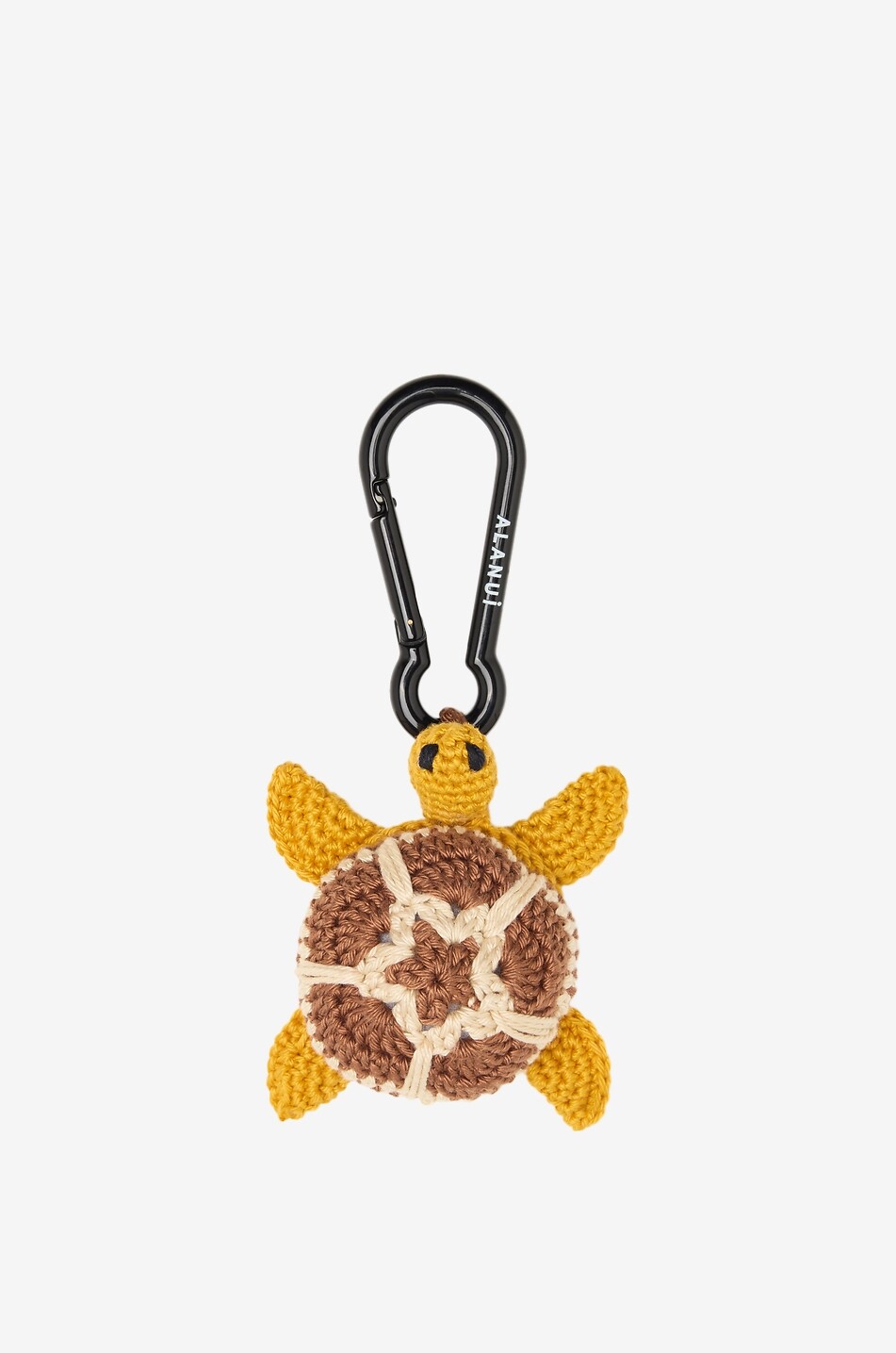ALANUI Gehäkelter Schlüsselanhänger aus Baumwolle Turtle Damen GELB 1