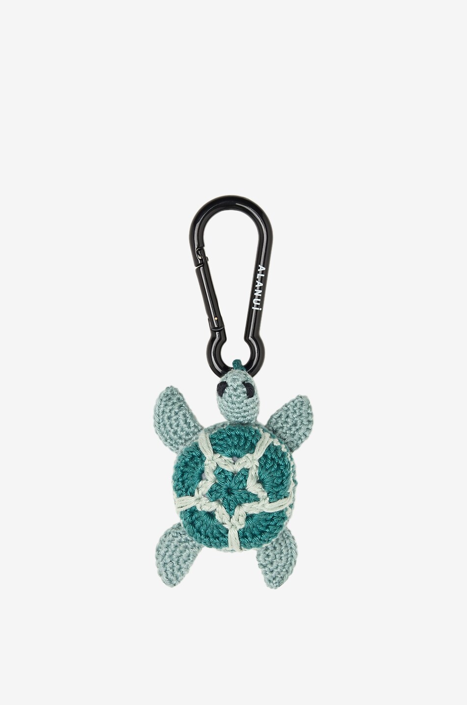 ALANUI Gehäkelter Schlüsselanhänger aus Baumwolle Turtle Damen HELLBLAU 1