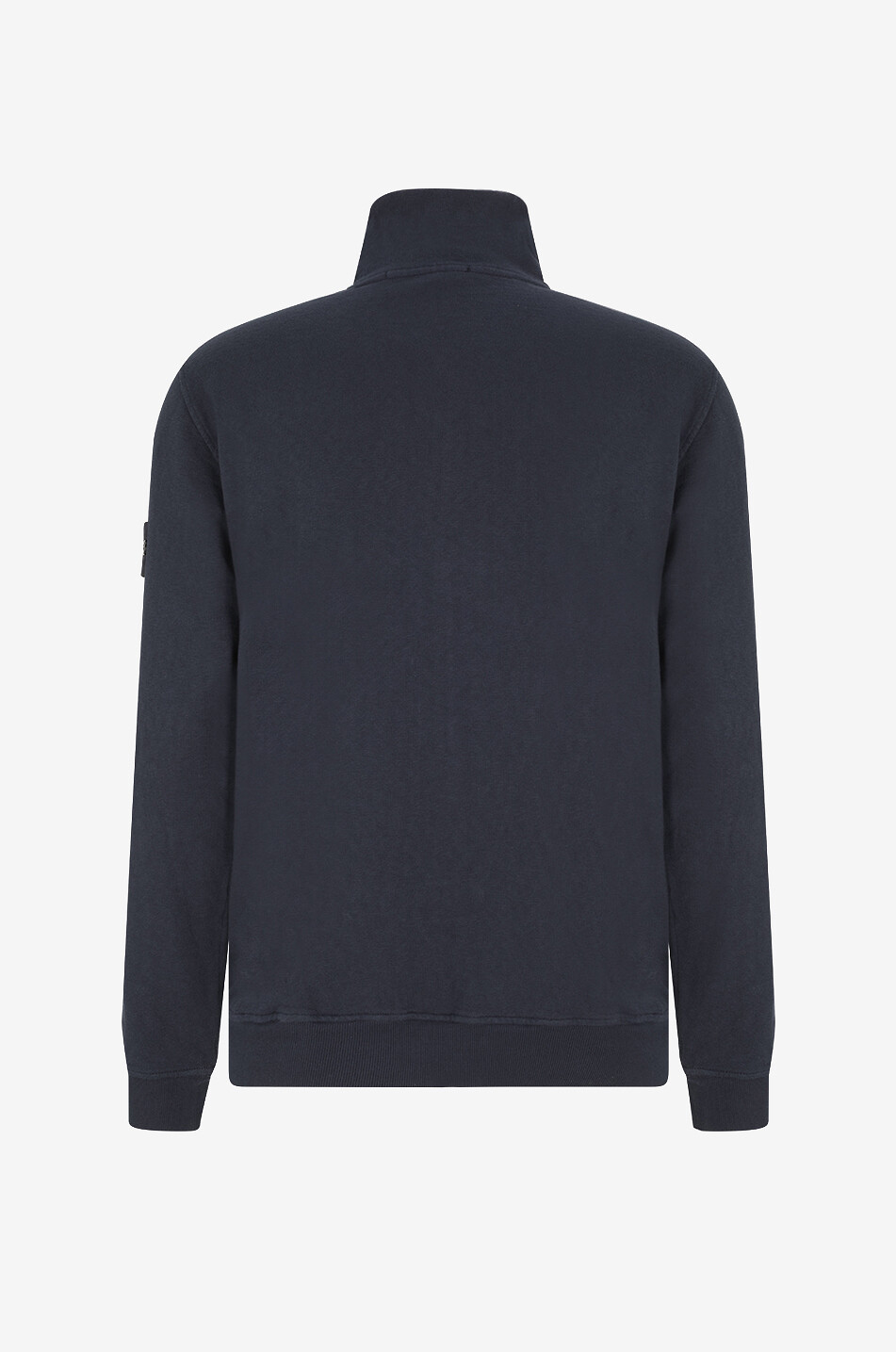 STONE ISLAND 6100033 Malfilé Fleece Old Effect cotton tracksuit jacket Men DARK BLUE 2