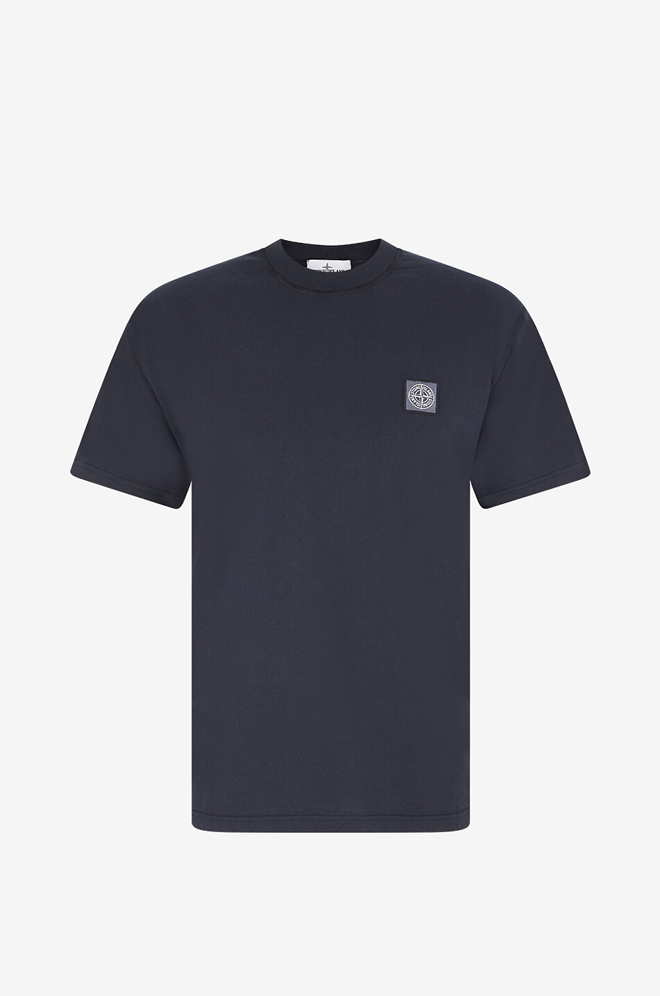 T-shirt slim à manches courtes 2100026 Organic Cotton Jersey Fissato Effect