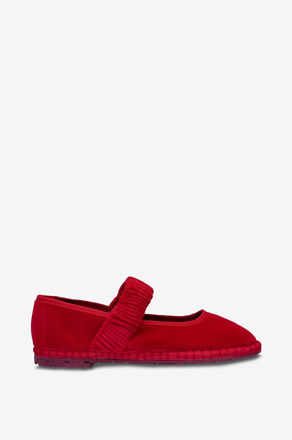 Ballerines babies en velours de coton Mafalda