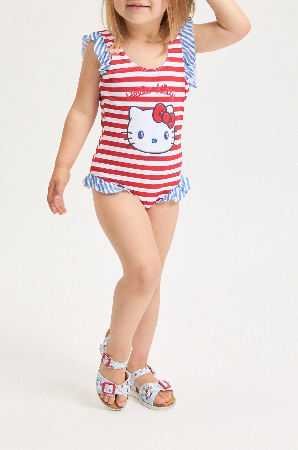 MONNALISA Hello Kitty girl's swimsuit Girl RED 4