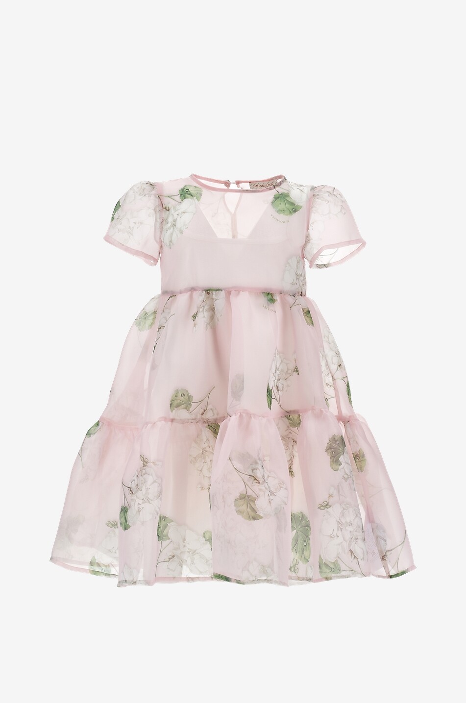 Mädchenkleid aus Tüll mit Rosenprint