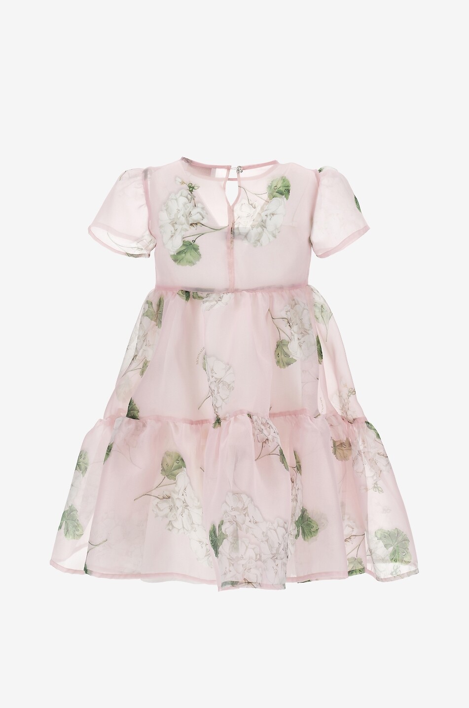 MONNALISA Mädchenkleid aus Tüll mit Rosenprint Mädchen ROSA 2