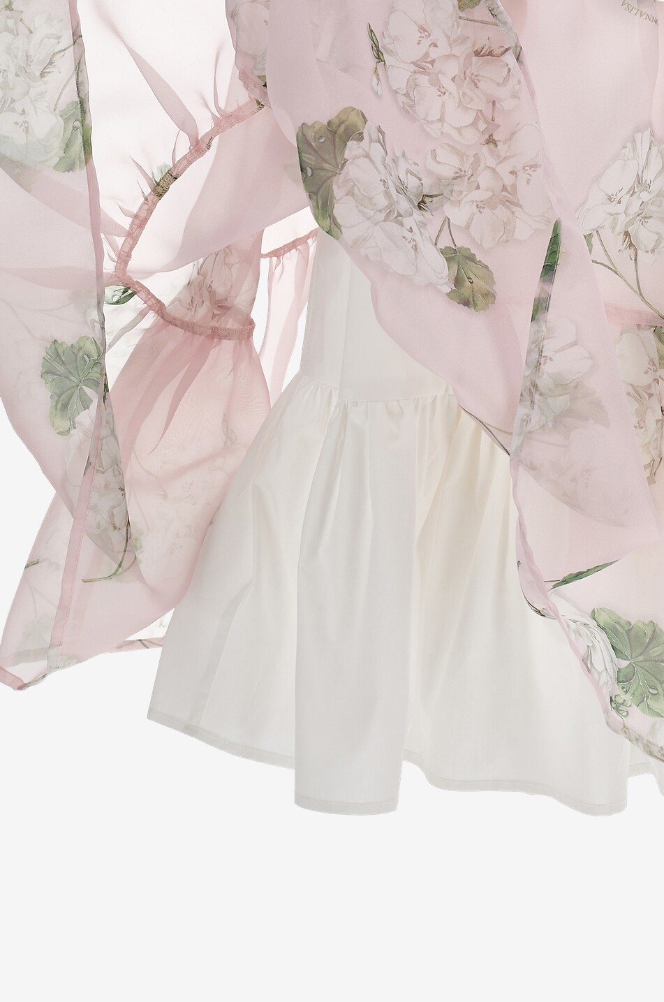 MONNALISA Mädchenkleid aus Tüll mit Rosenprint Mädchen ROSA 6