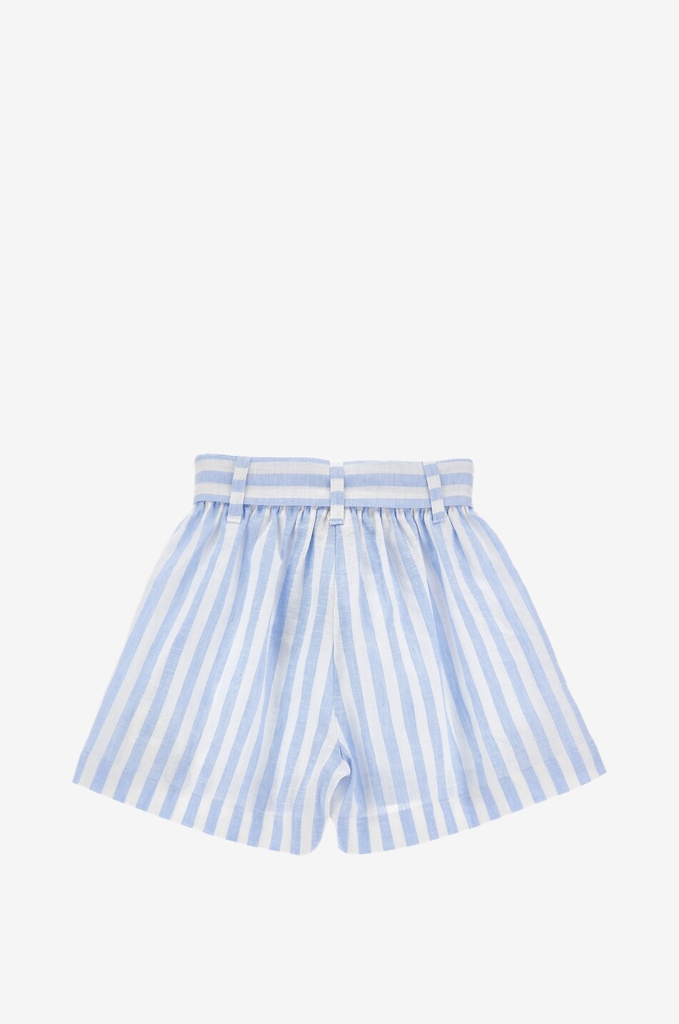 MONNALISA Short en toile rayé à logo brodé fille Fille MULTICOLORE 2