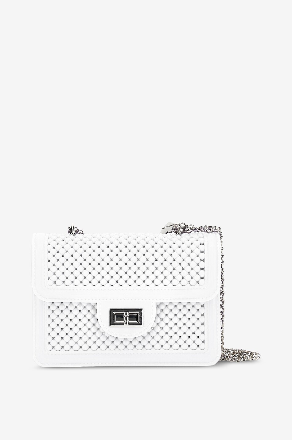 Embroidered beaded rectangular shoulder bag for girls