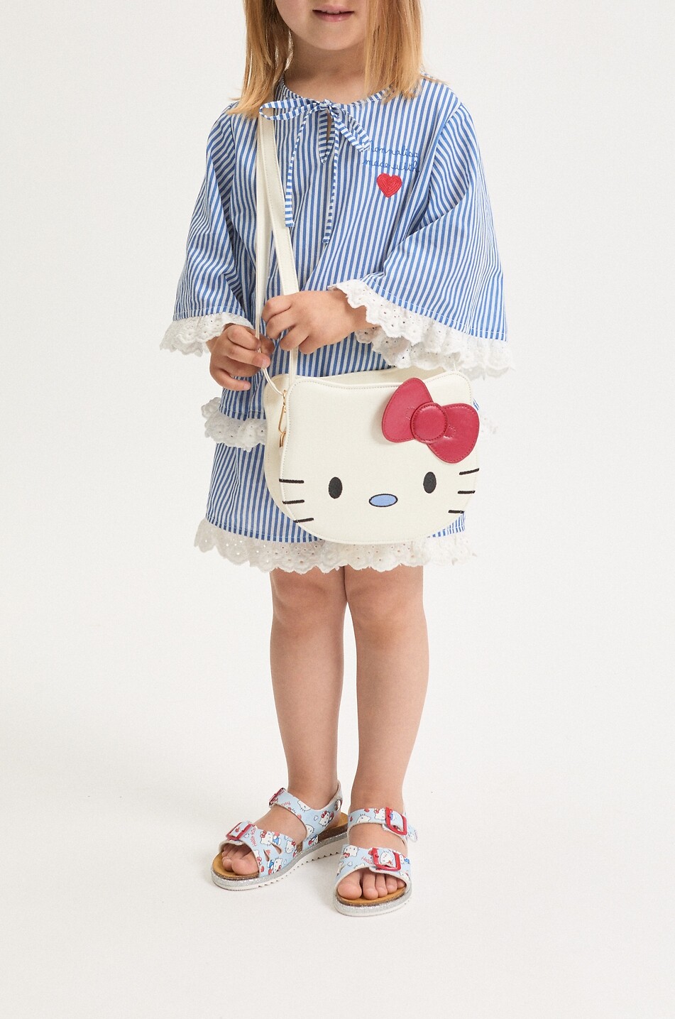 MONNALISA Sac porté épaule arrondi à motif Hello Kitty fille Fille MULTICOLORE 3