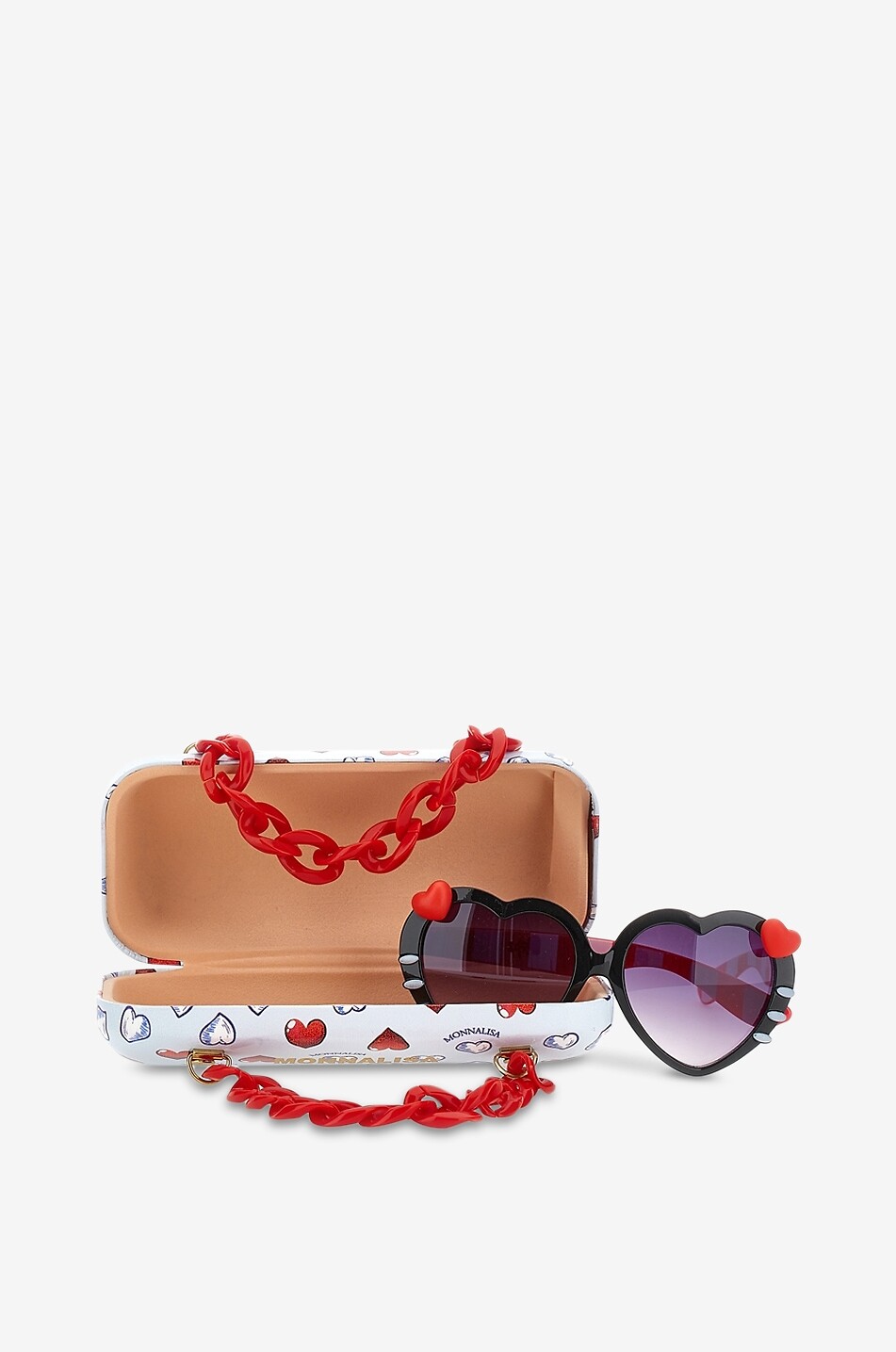 MONNALISA Girls' heart-shaped sunglasses Girl RED 3