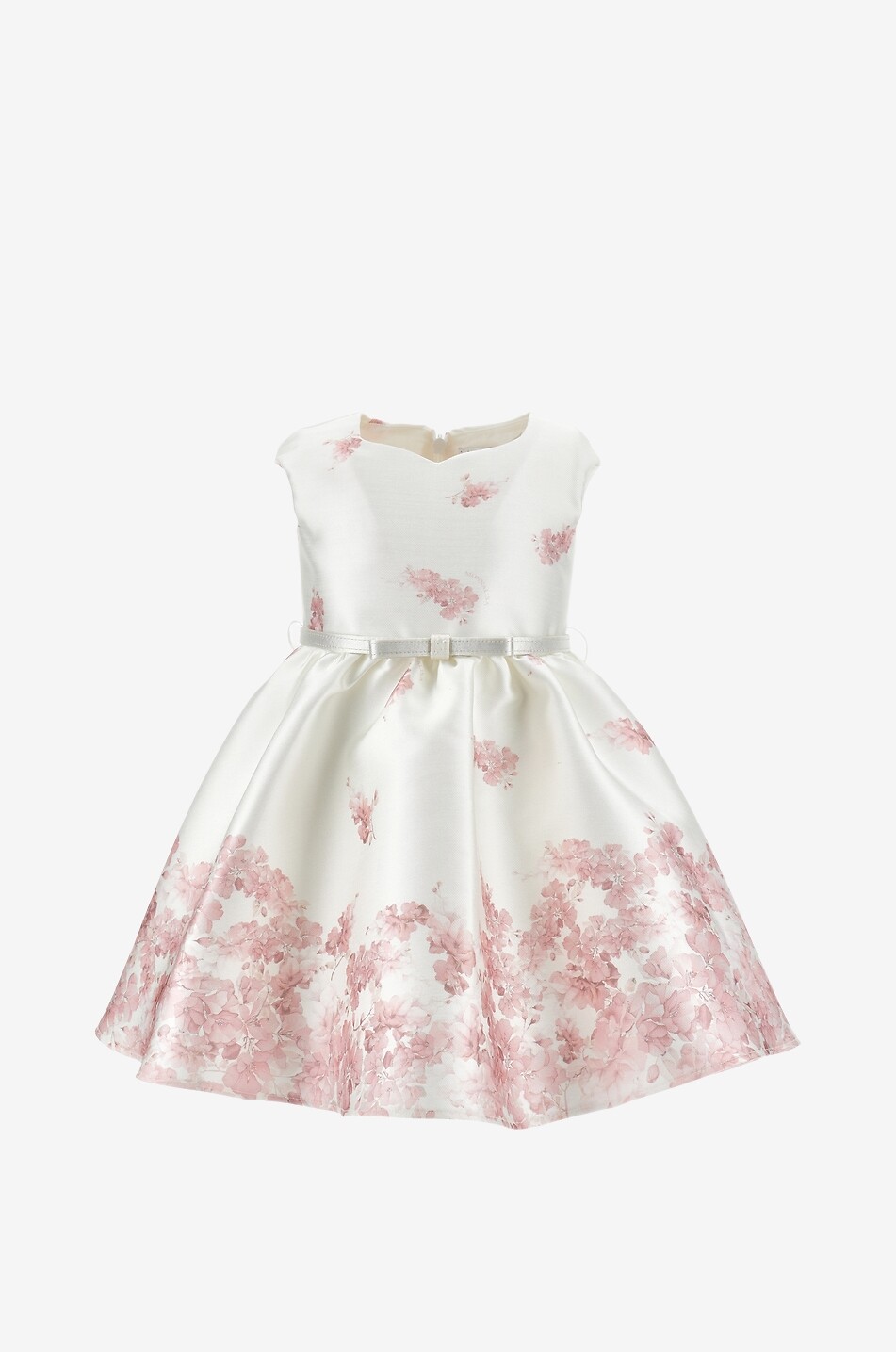 MONNALISA Baby girl's floral print twill dress Baby MULTI COLOURED 1