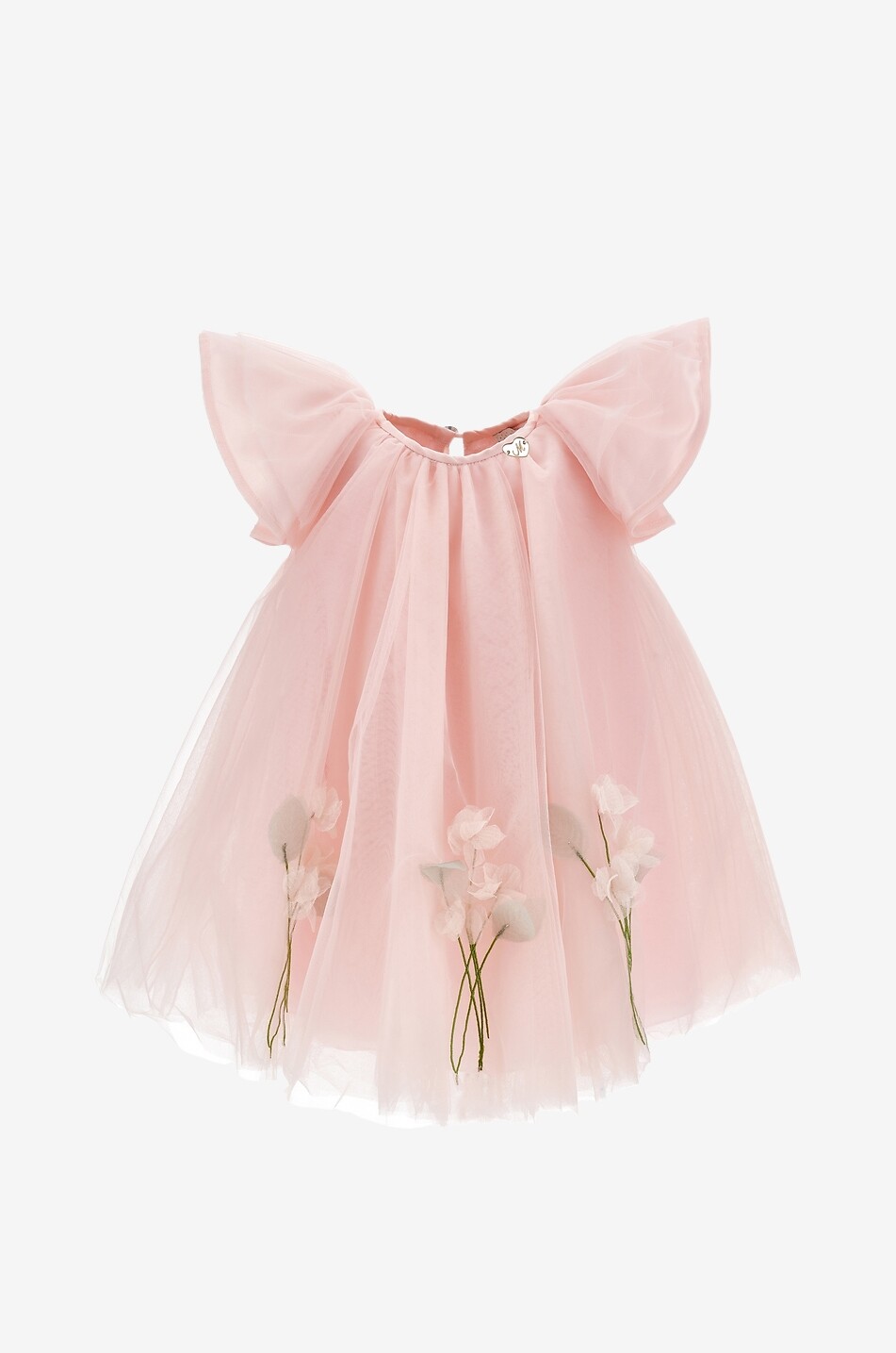 Robe de cérémonie en tulle à application bébé