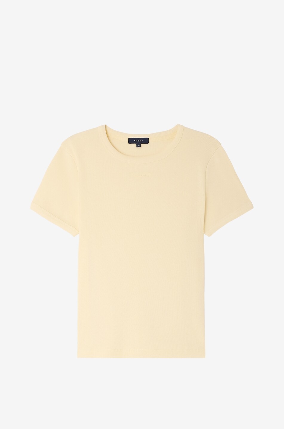 Kurzärmeliges T-Shirt aus recycelter Baumwolle Aristide