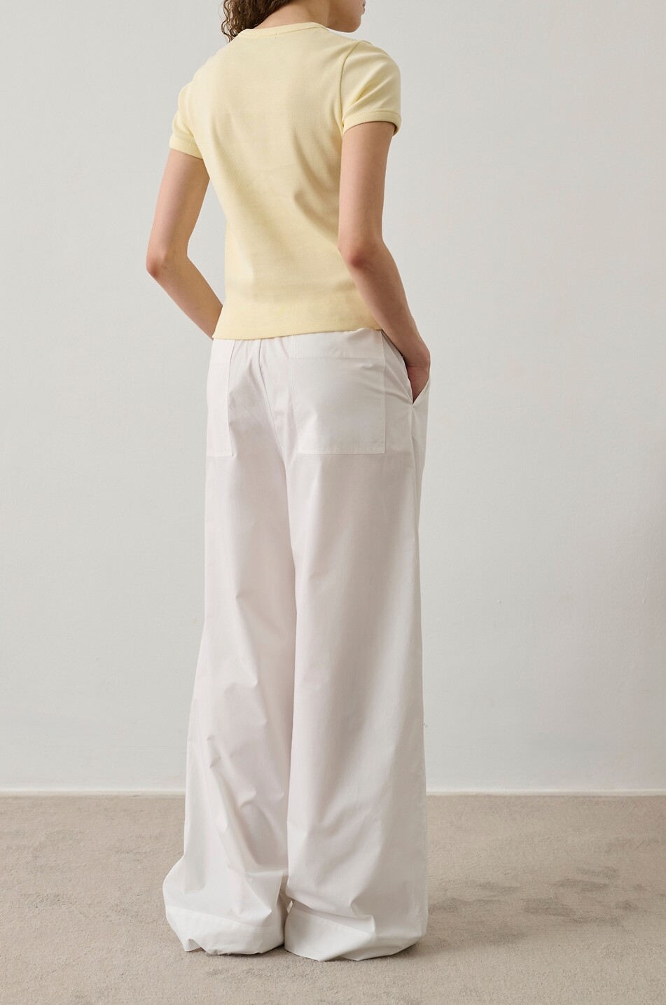 SOEUR Kurzärmeliges T-Shirt aus recycelter Baumwolle Aristide Damen HELLGELB 3