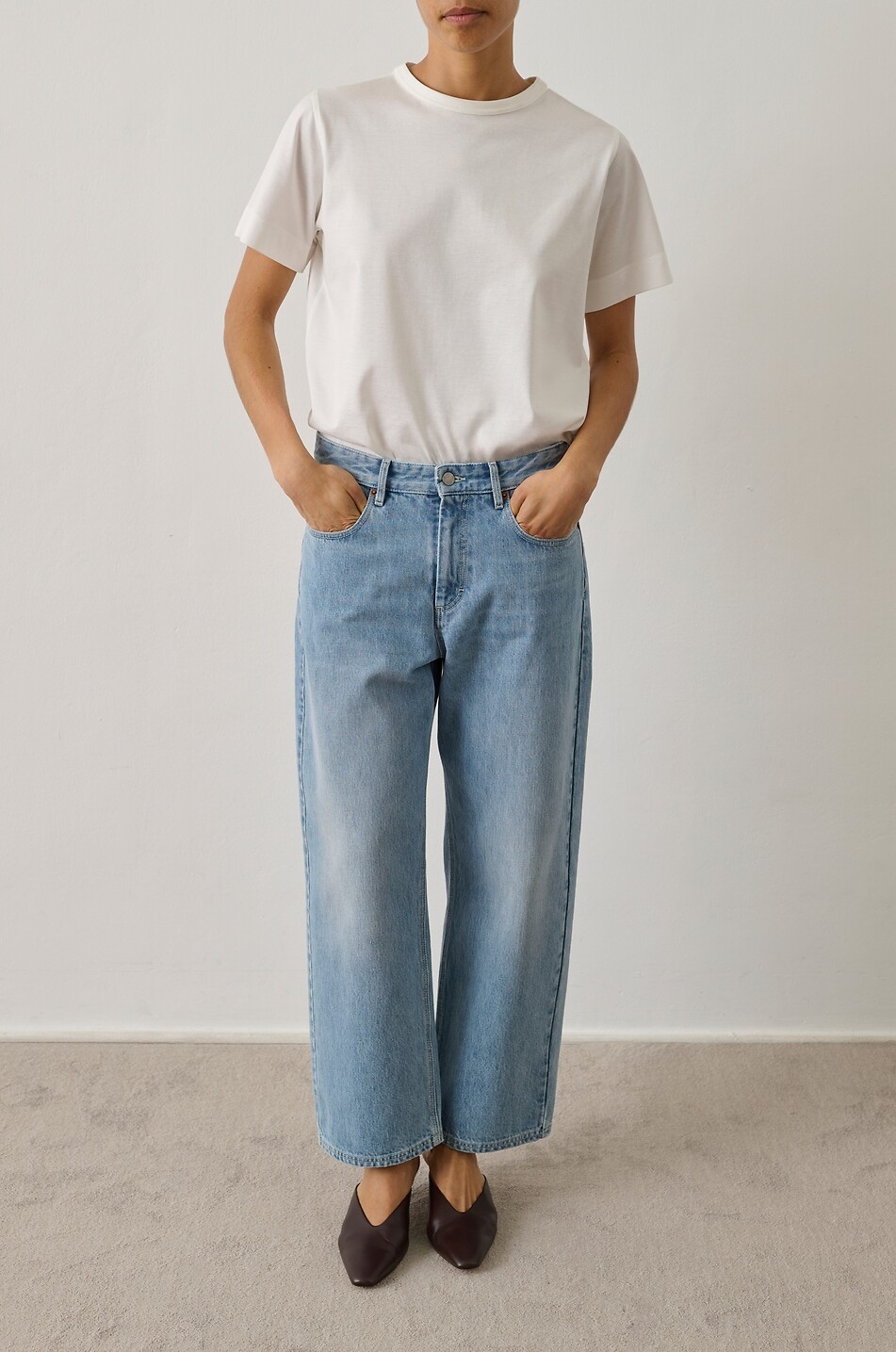 SOEUR Jean droit en coton biologique Harrison Femme BLEU CLAIR 2