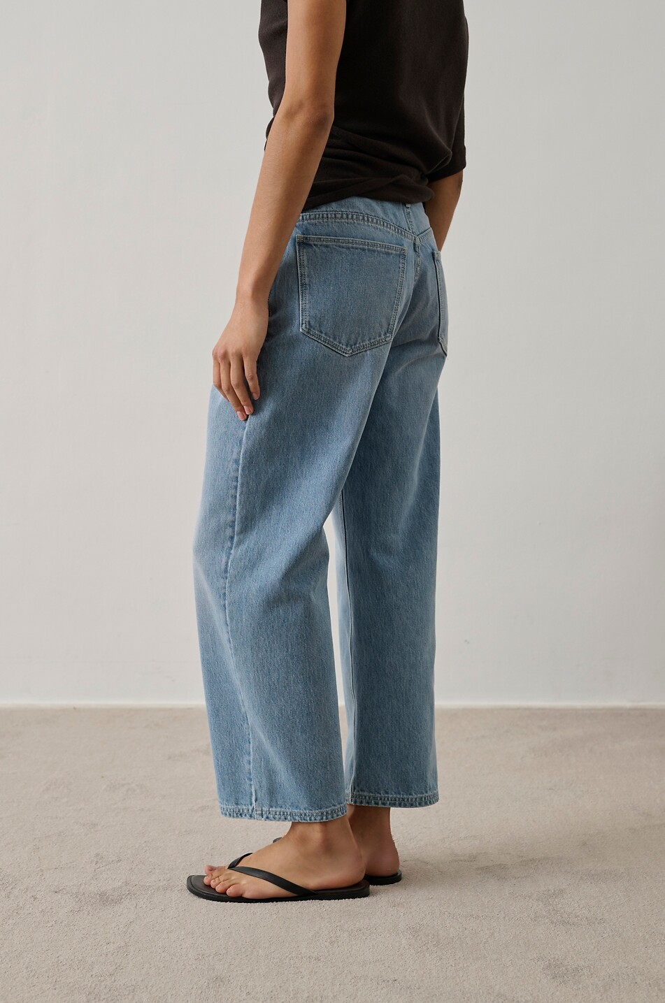 SOEUR Jean droit en coton biologique Harrison Femme BLEU CLAIR 7