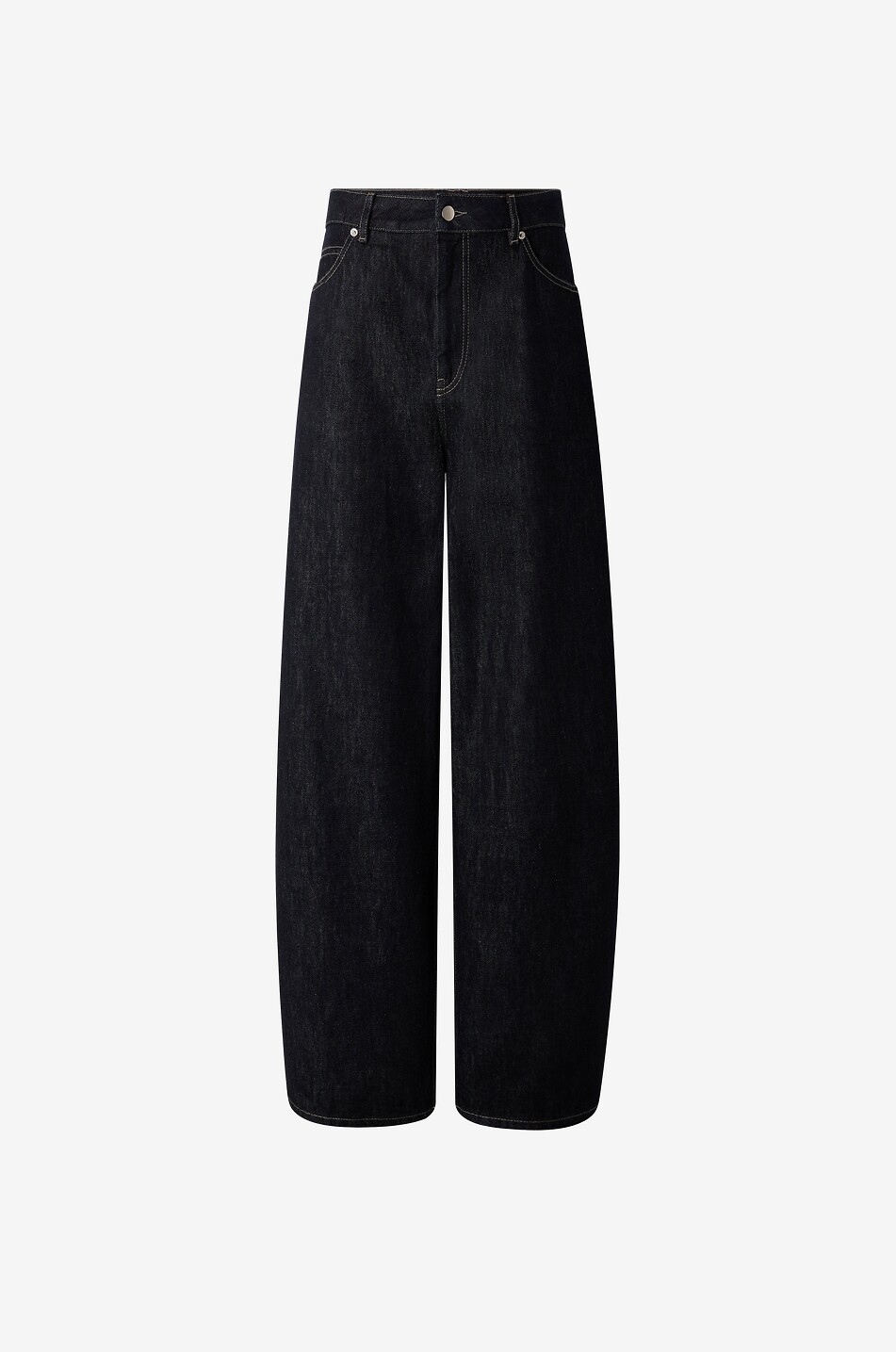 SOEUR Jean large en coton biologique mélangé Hunter Femme BLEU FONCE 1