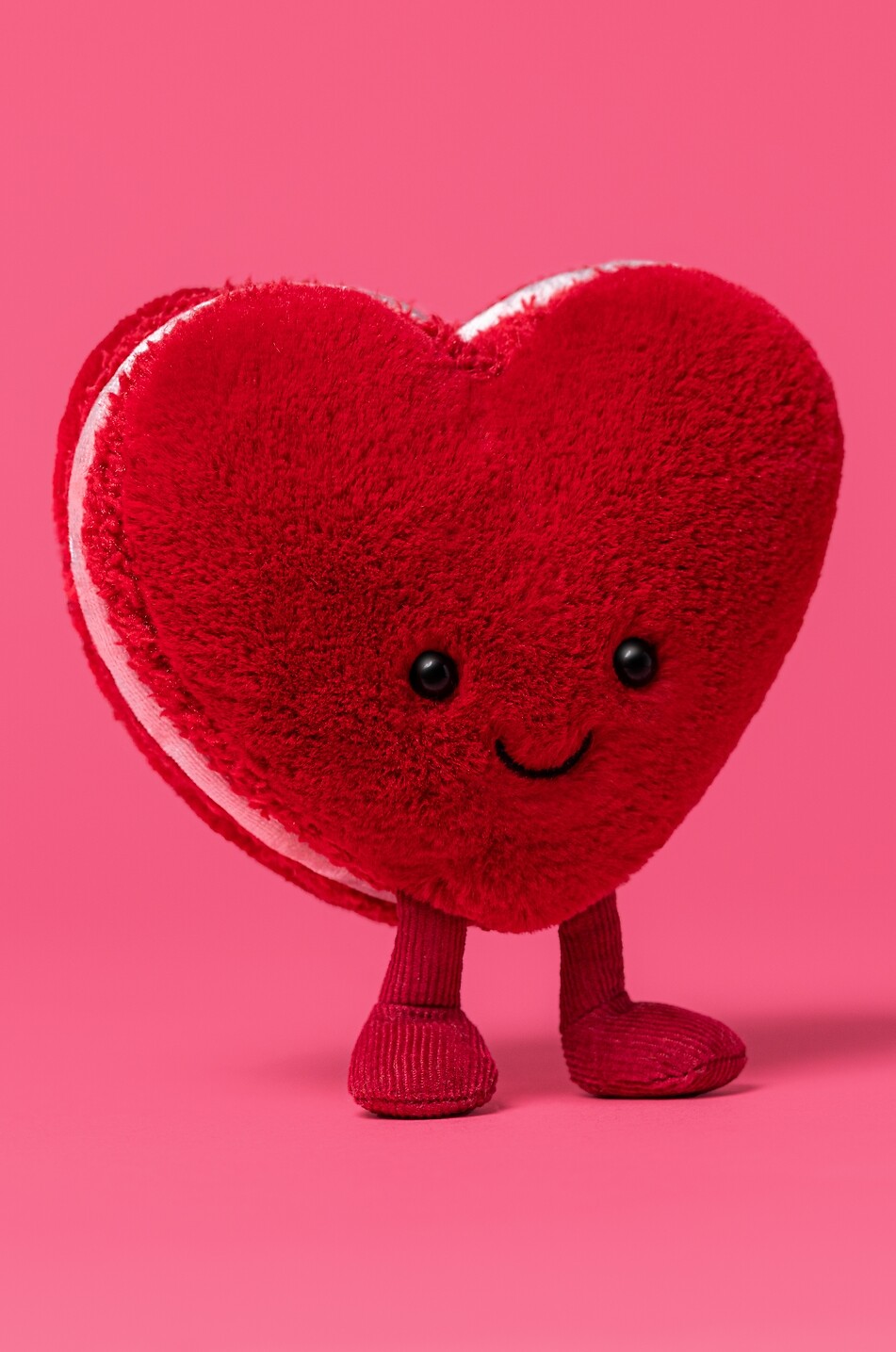JELLYCAT Amuseables Arlette Heart Macaron plush toy Unisex RED 3