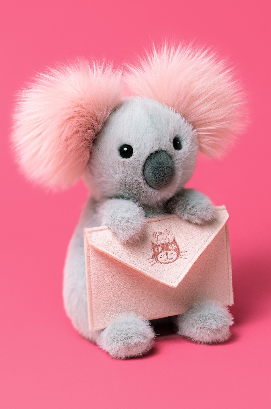 JELLYCAT Koala en peluche Koala with Message Unisexe GRIS CLAIR 5