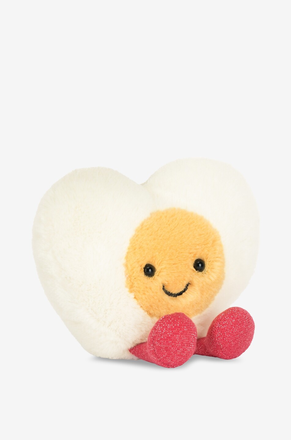 Amuseables Boiled Egg heart-shaped fried egg plush toy for children